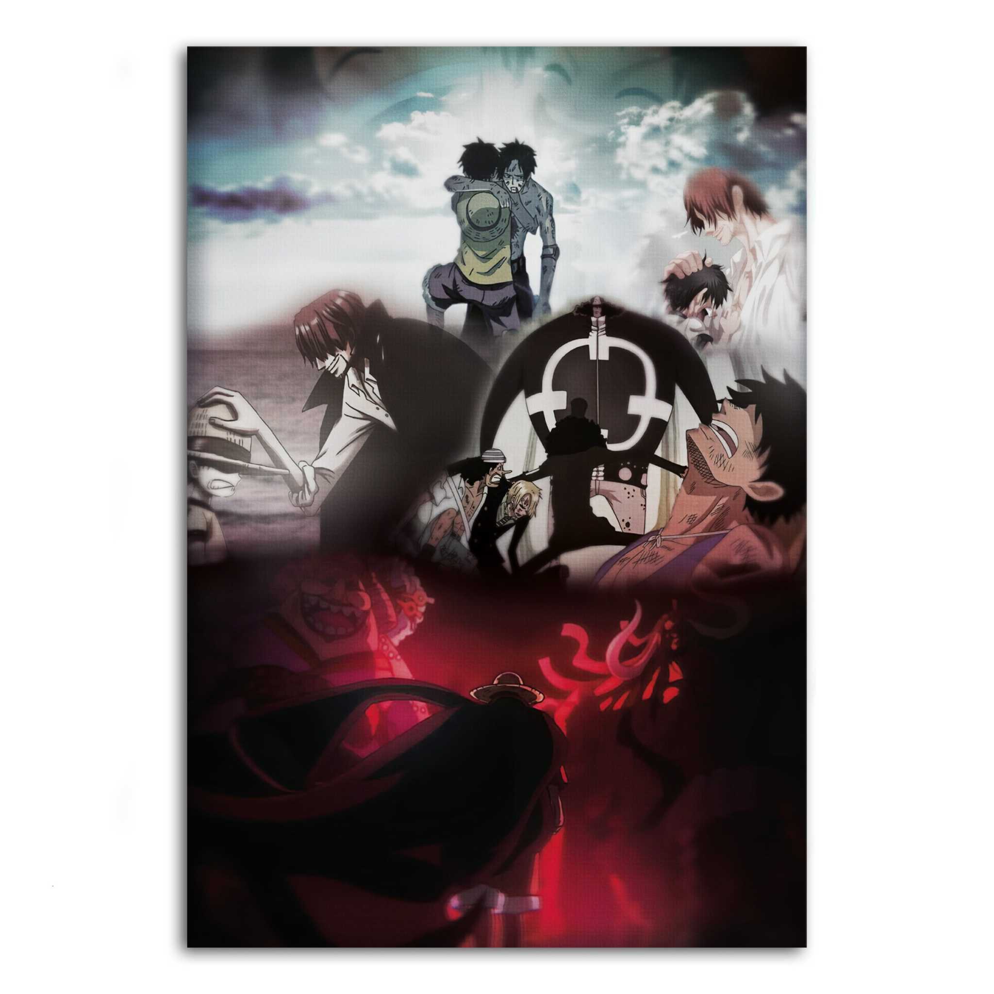 Luffy's Life x SHADOW030 - Anime Leinwandbild SimpleCanvas Canvas