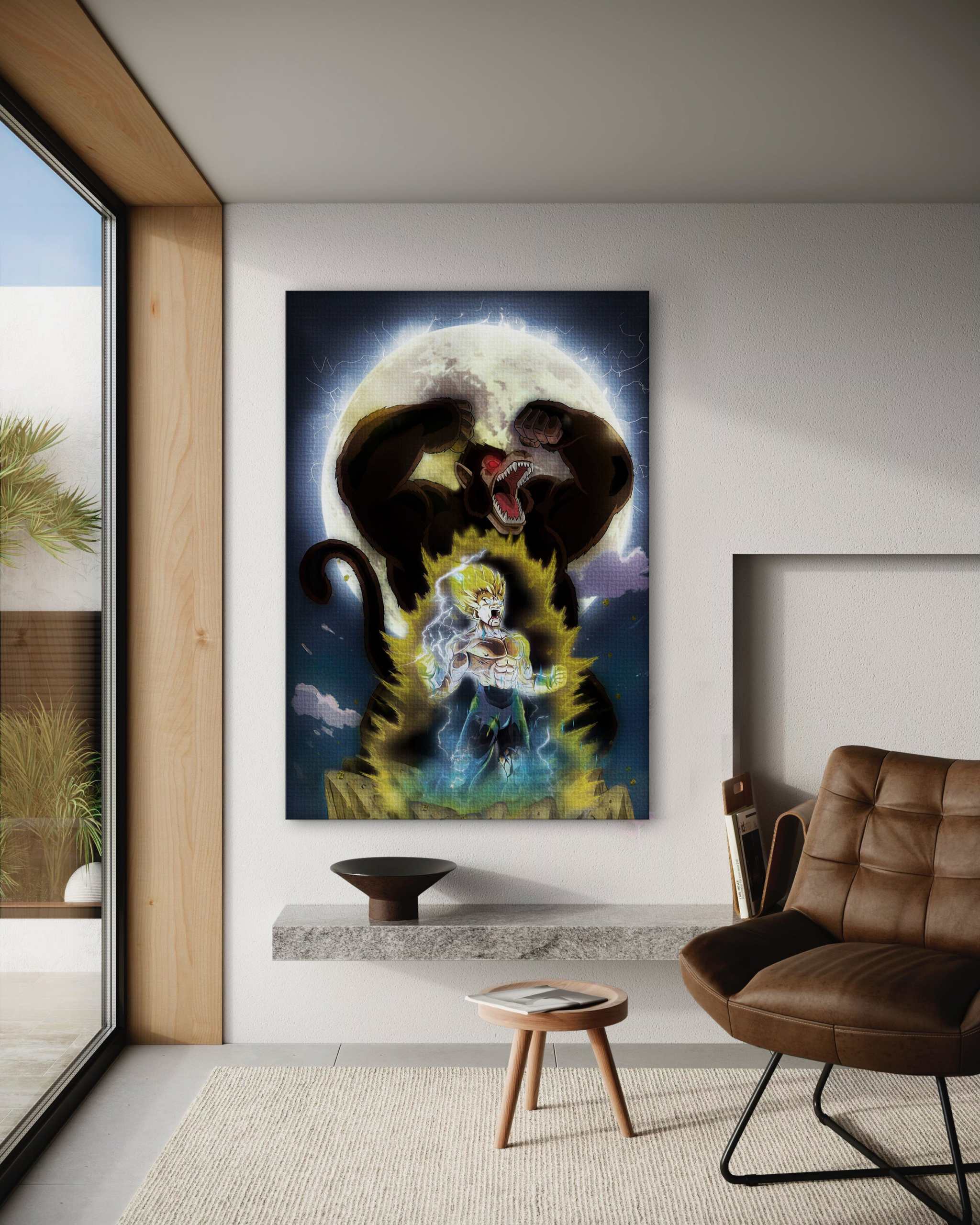 Majin Vegeta x SHADOW030 - Dragon Ball - Anime Leinwandbild SimpleCanvas Canvas