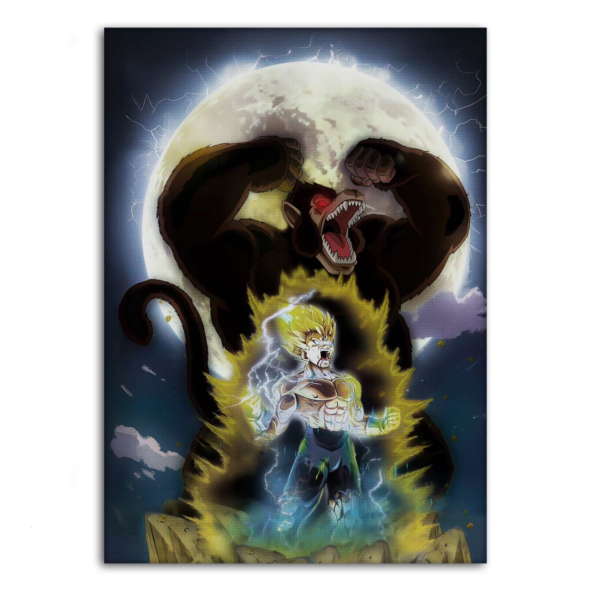Majin Vegeta x SHADOW030 - Dragon Ball - Anime Leinwandbild SimpleCanvas Canvas