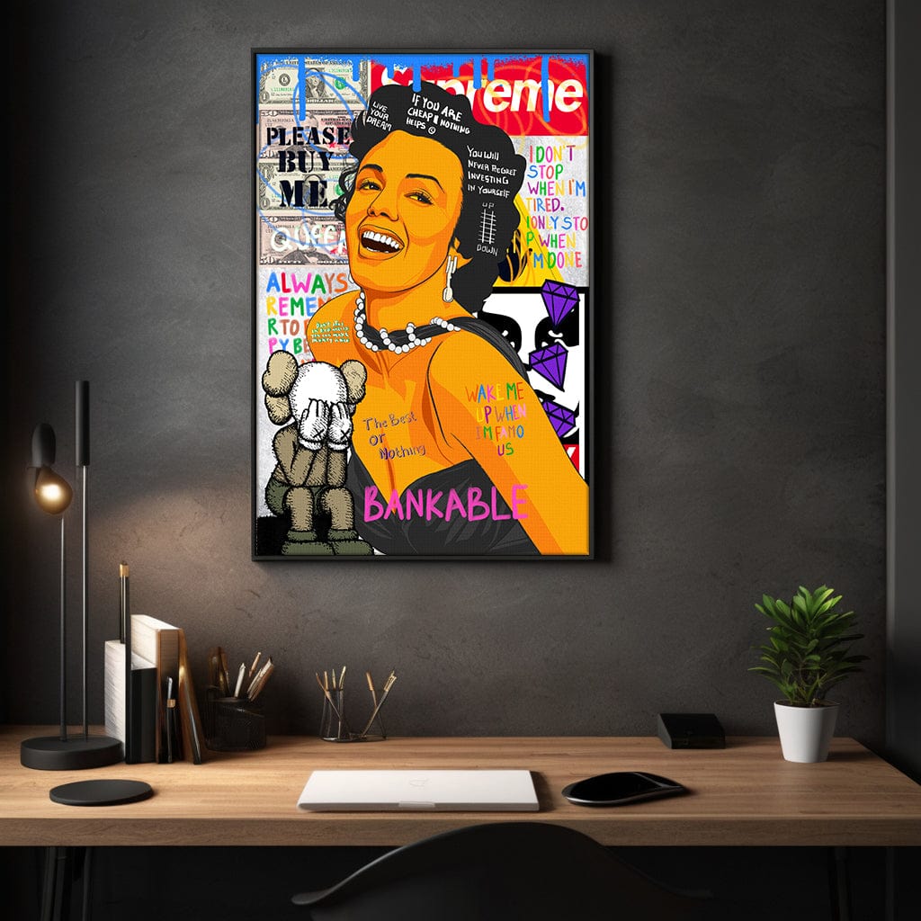 Marilyn Monroe - Leinwandbild Pop Art Mildwords Canvas