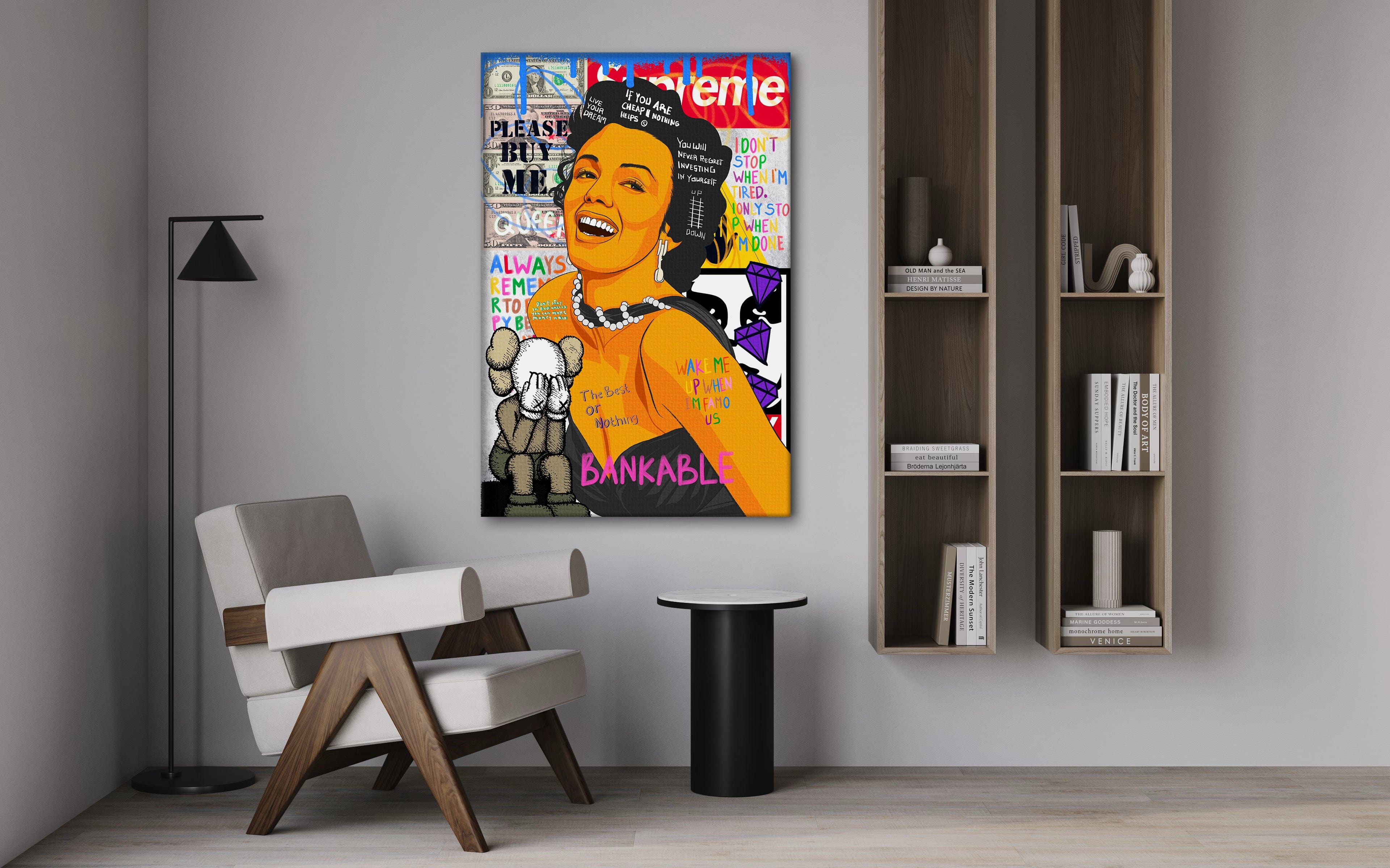 Marilyn Monroe - Leinwandbild Pop Art Mildwords Canvas