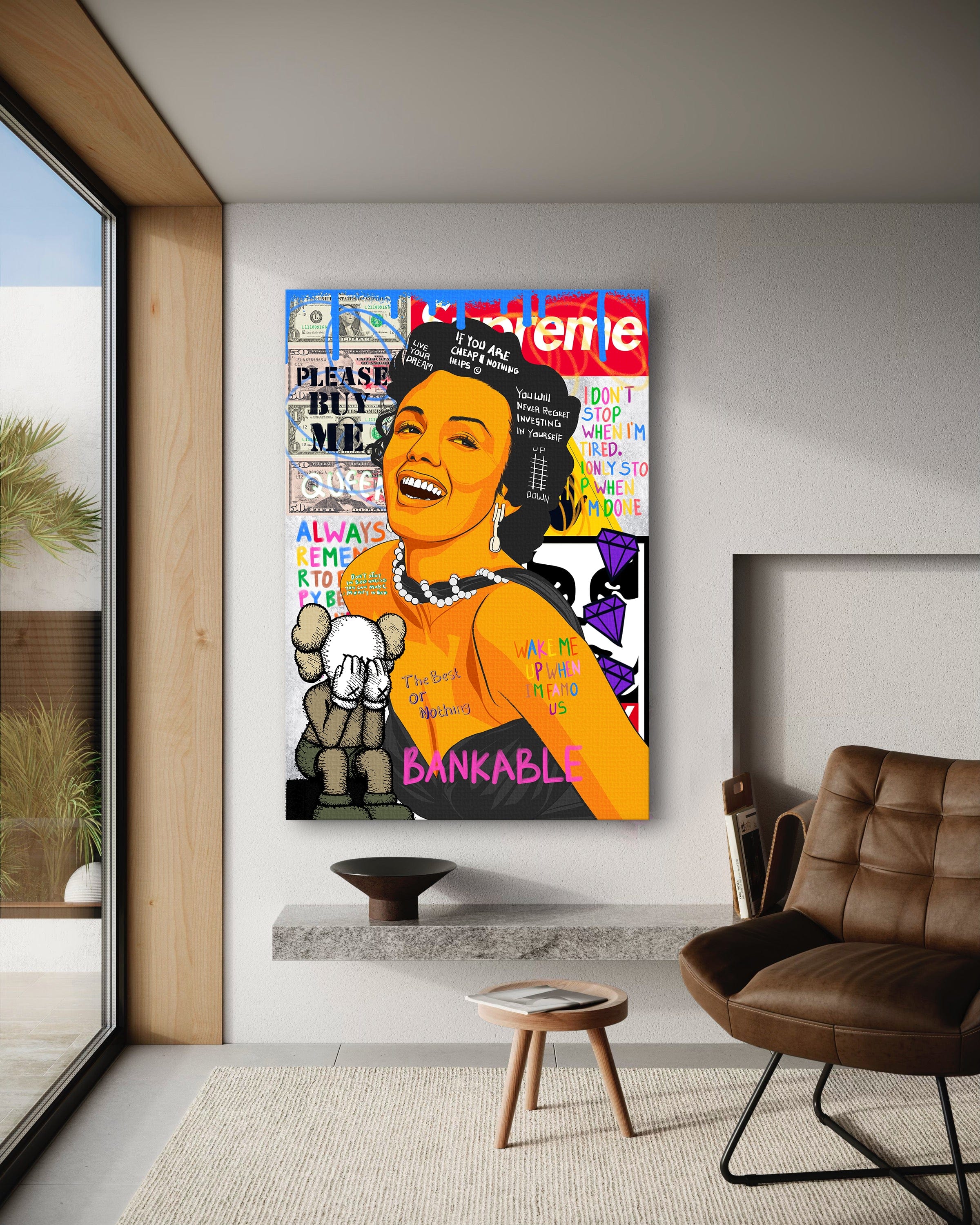 Marilyn Monroe - Leinwandbild Pop Art Mildwords Canvas