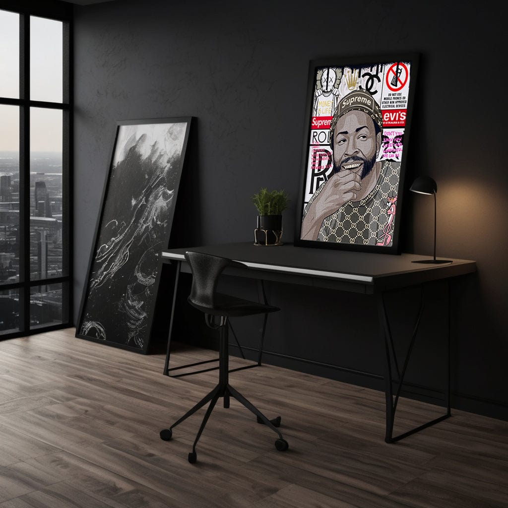 Marvin Gaye - Leinwandbild Pop Art Mildwords Canvas