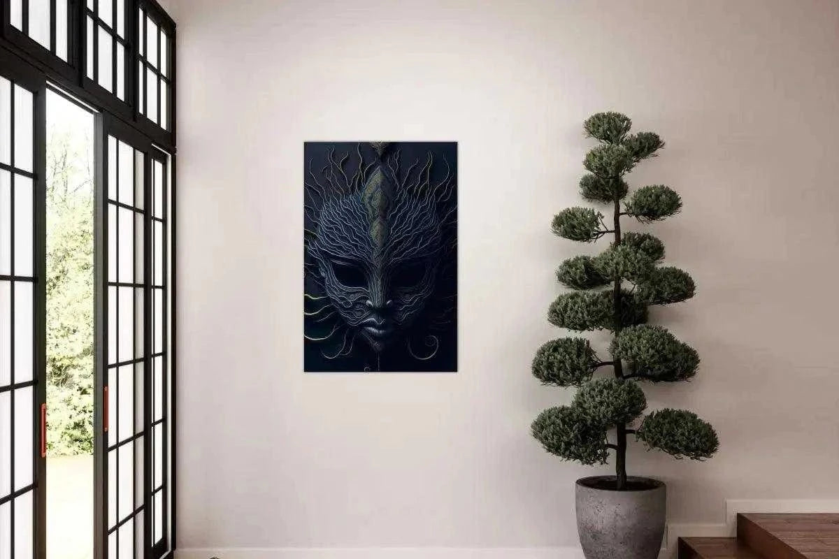Mask of Vengeance - Leinwandbild Japanisch SimpleCanvas Canvas