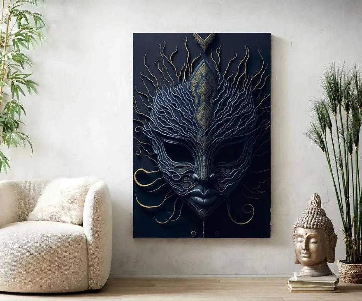 Mask of Vengeance - Leinwandbild Japanisch SimpleCanvas Canvas