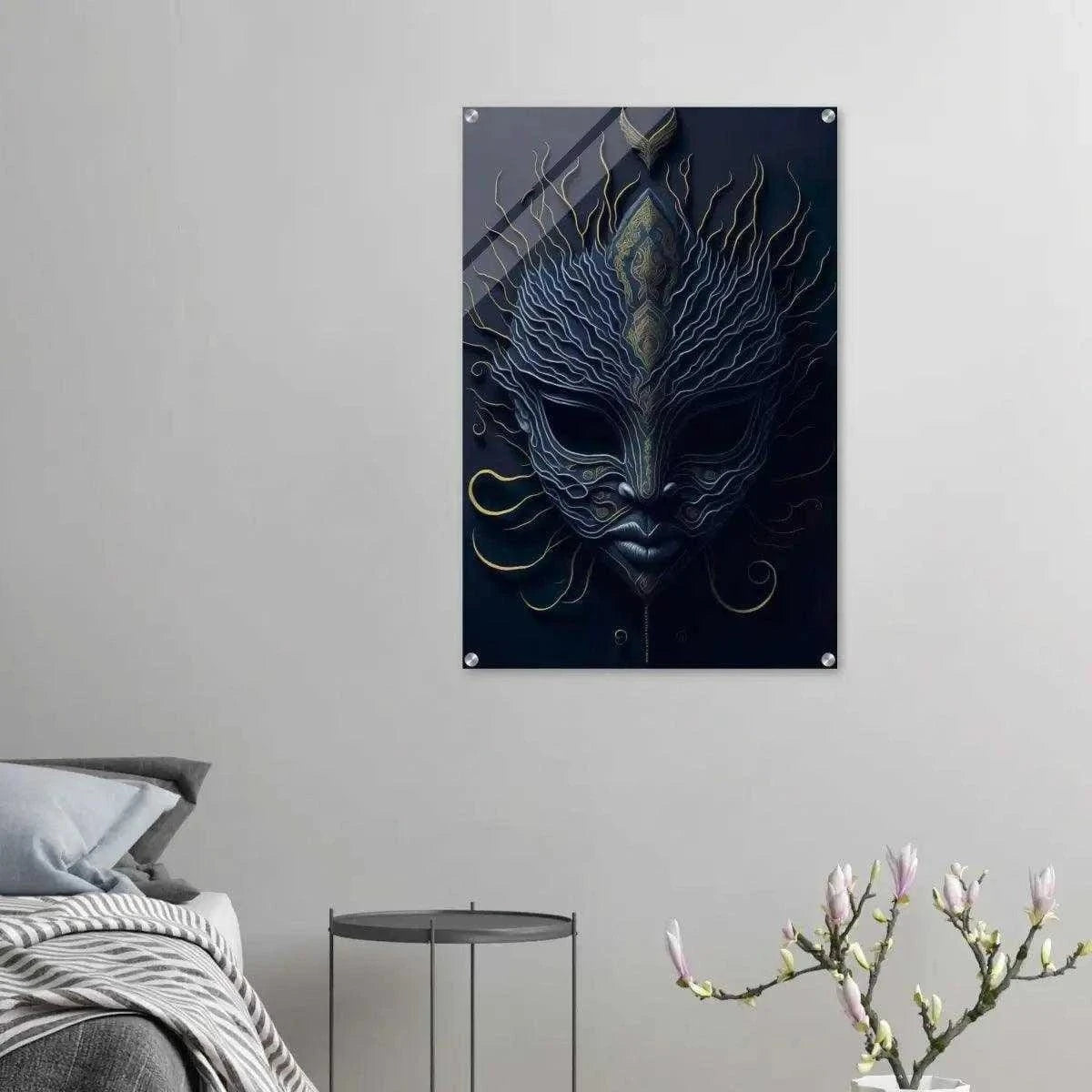 Mask of Vengeance - Leinwandbild Japanisch SimpleCanvas Canvas