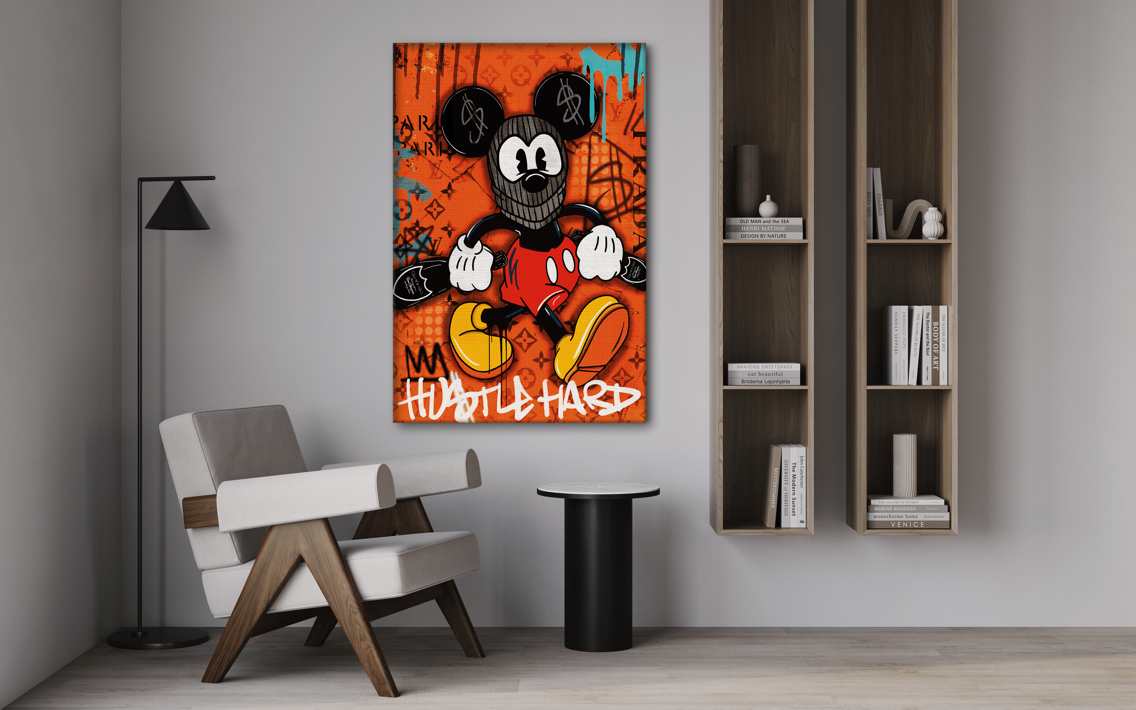 Mickey the thief - Leinwandbild Pop Art / Motivation SimpleCanvas Canvas