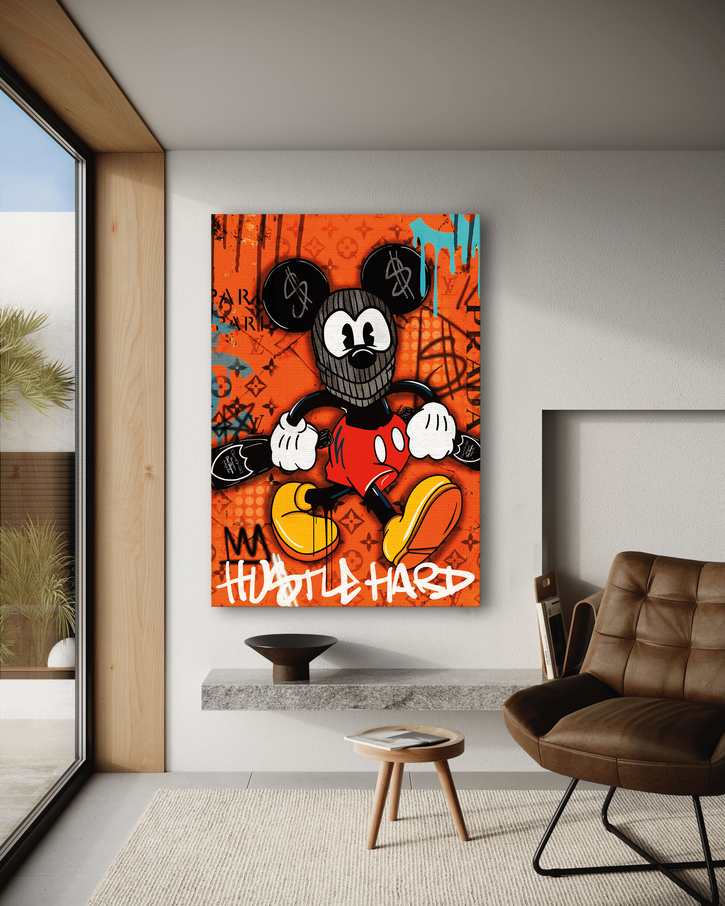 Mickey the thief - Leinwandbild Pop Art / Motivation SimpleCanvas Canvas