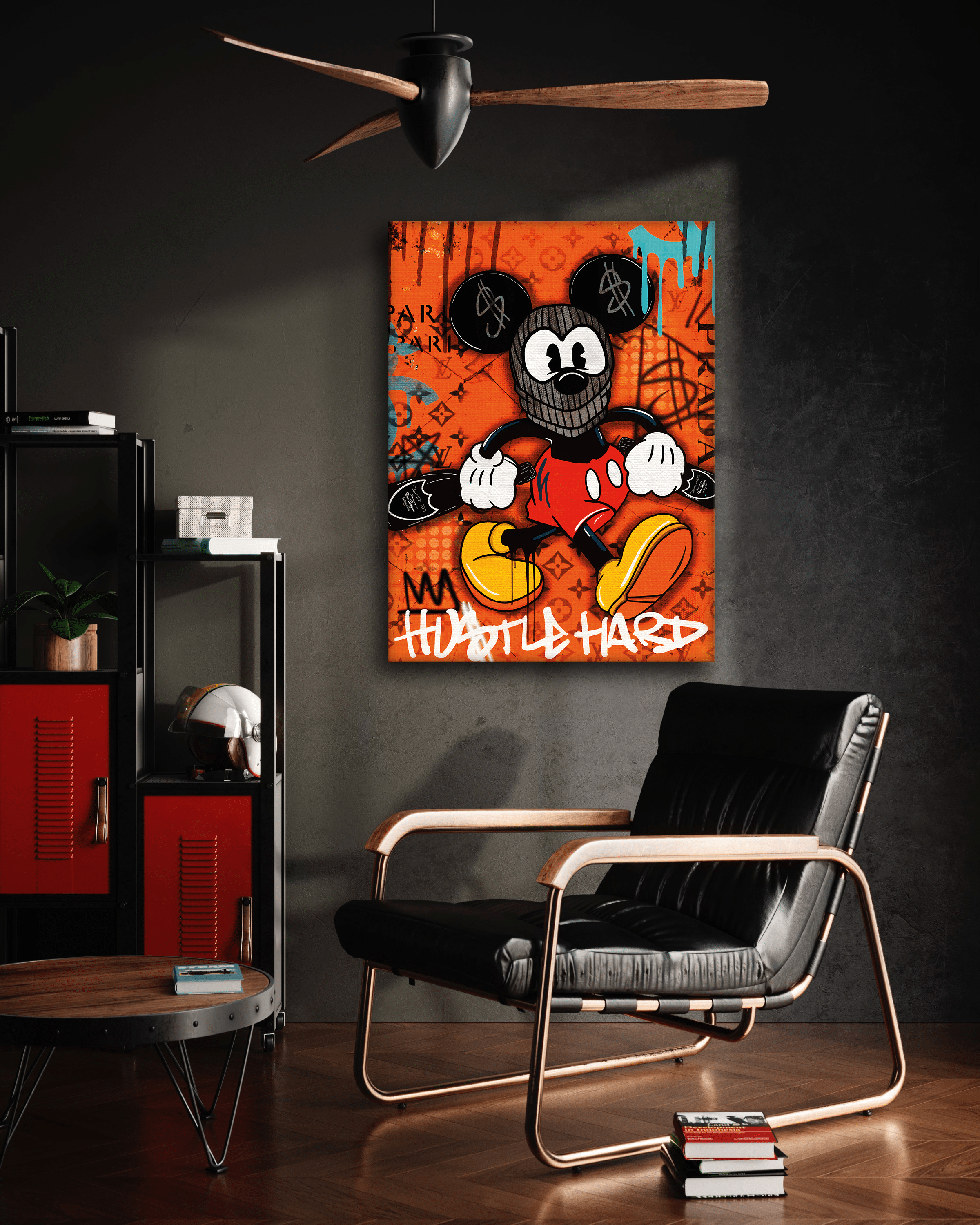 Mickey the thief - Leinwandbild Pop Art / Motivation SimpleCanvas Canvas