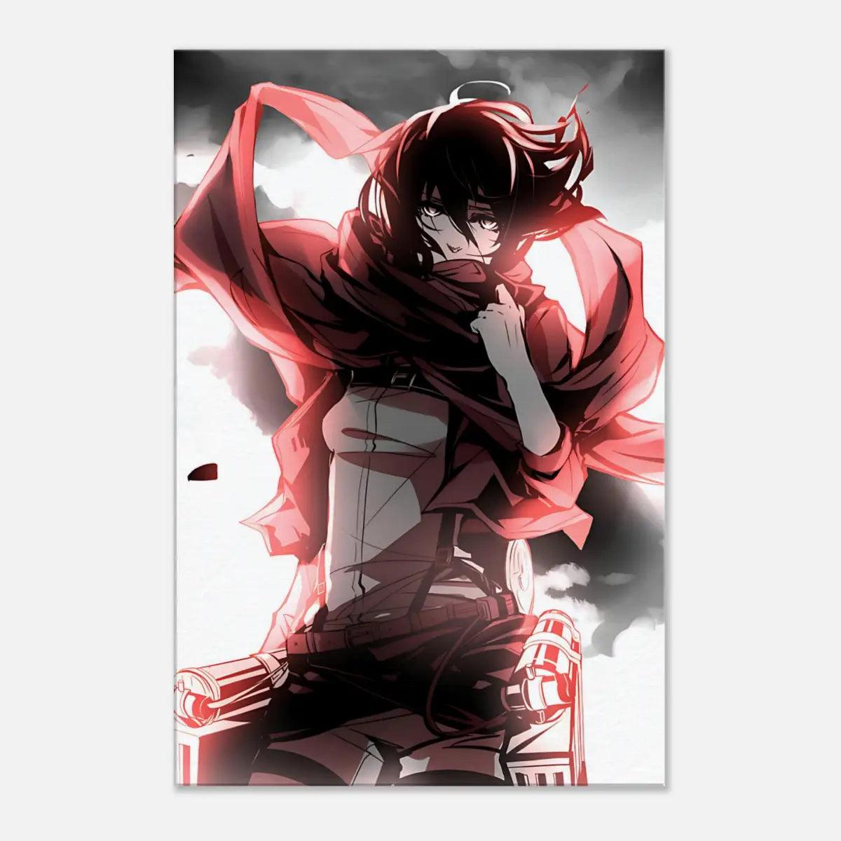 Mikasa - Attack on Titan - Anime Leinwandbild - - 120x160 cm 150x200 cm 20x30 cm 40x60 cm 60x90 cm 80x120 cm anime canvas anime wallart anime-themed parties aot wandbilder attack on titan attack on titan wallpaper canvas collectible display cosplay events fan conventions Foto auf Leinwand home decor leinwandbilder leinwandbilder luxuriös leinwanddeko mikasa ackermann mikasa aot mikasa attack on titan wall art wandbilder