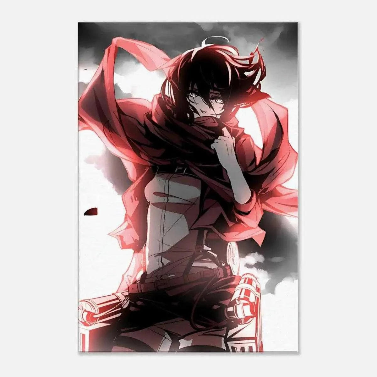 Mikasa - Attack on Titan - Anime Leinwandbild SimpleCanvas Canvas