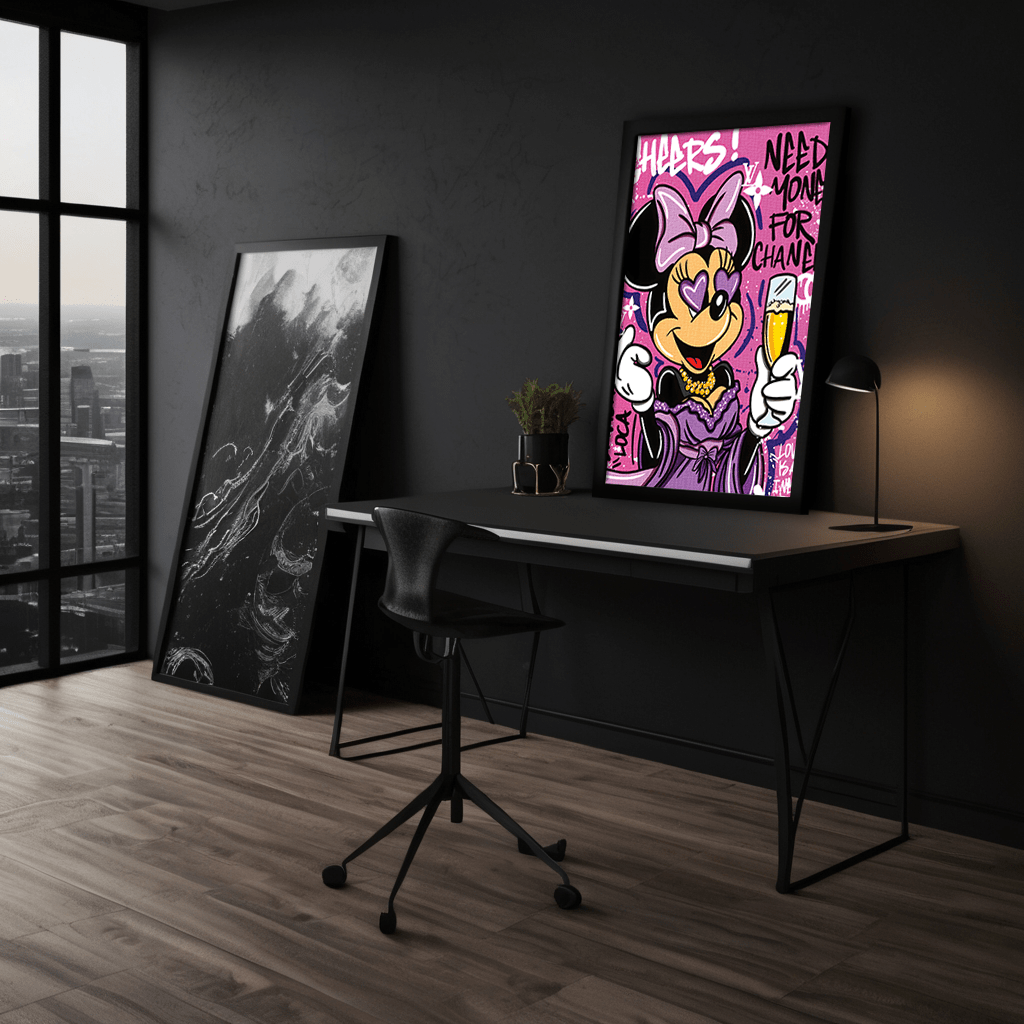 Minnie needs Money - Leinwandbild Pop Art / Motivation SimpleCanvas Canvas
