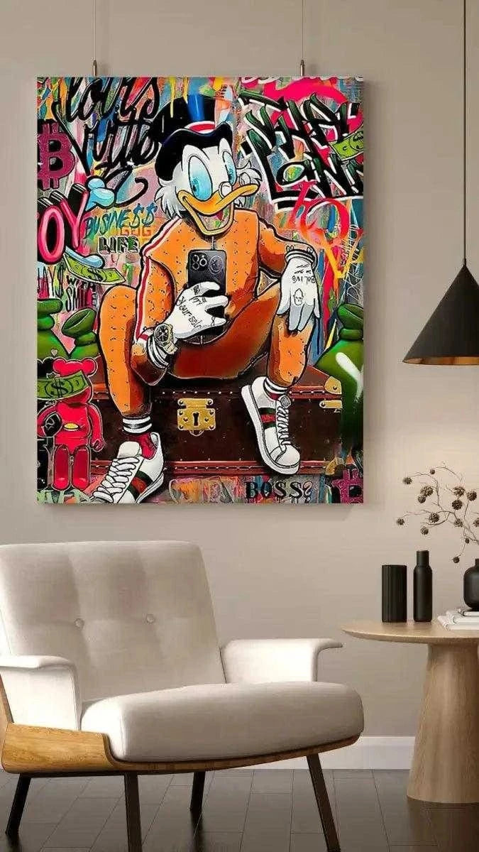 Modern Dagobert - Leinwandbild Pop Art SimpleCanvas Canvas