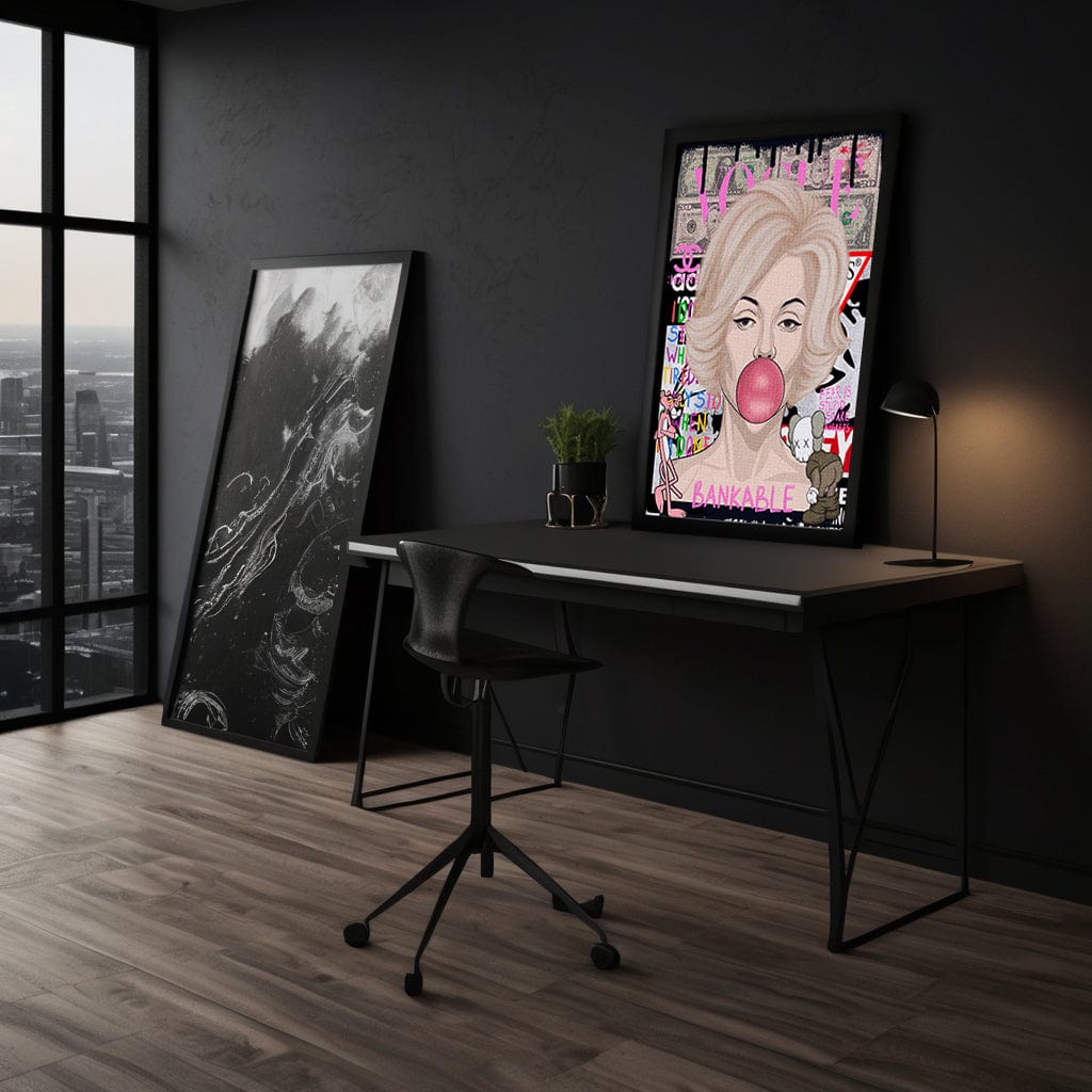 Monroe Marilyn - Leinwandbild Pop Art Mildwords Canvas