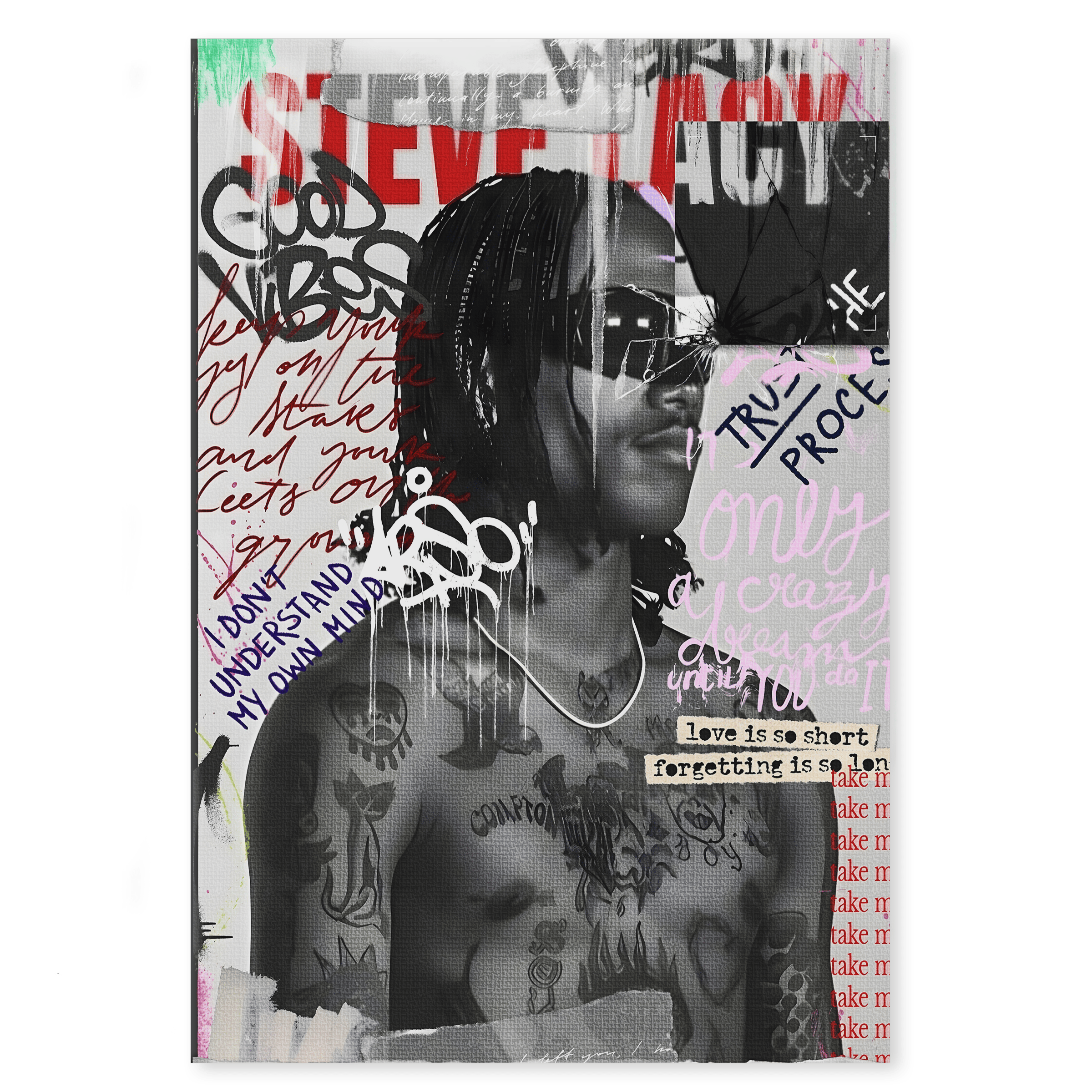 My own Mind - Leinwandbild Pop Art/Street Art HeryKurni Canvas