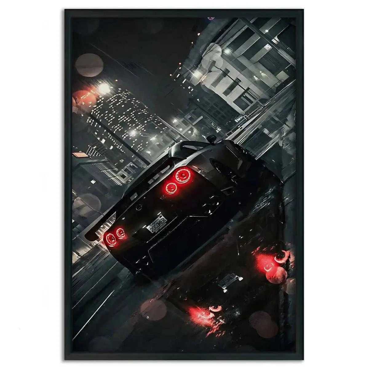 Nissan GT-R - Auto Leinwandbild SimpleCanvas Canvas