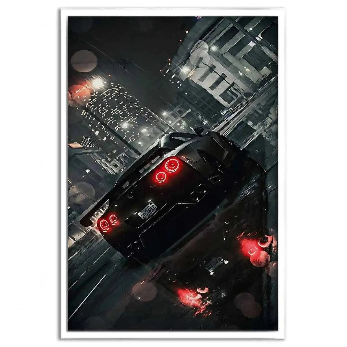 Nissan GT-R - Auto Leinwandbild SimpleCanvas Canvas