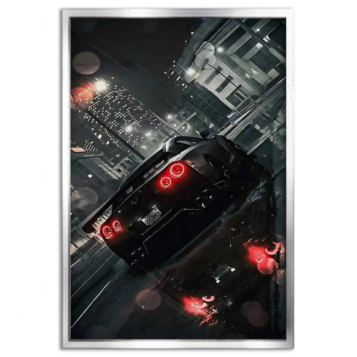 Nissan GT-R - Auto Leinwandbild SimpleCanvas Canvas