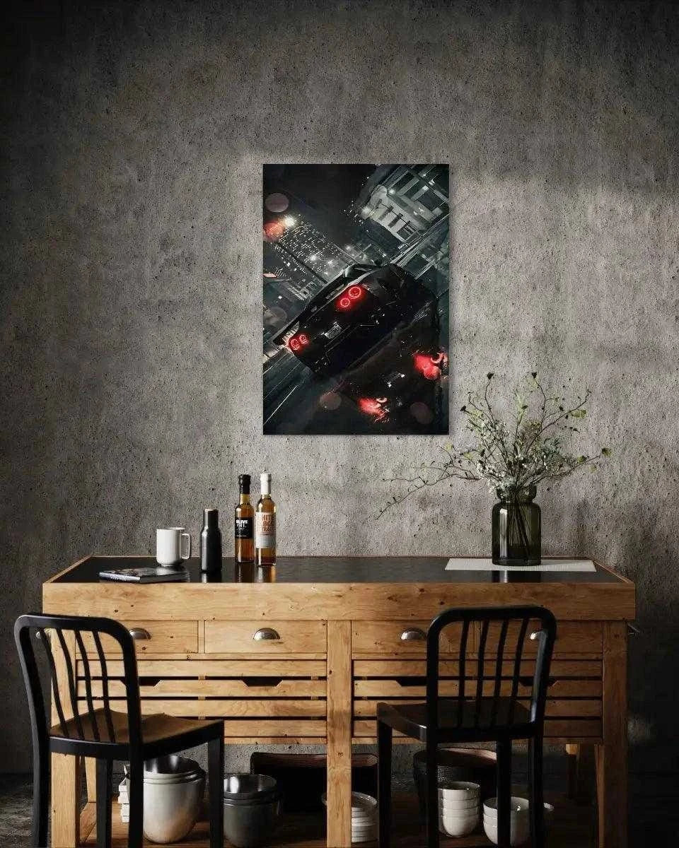 Nissan GT-R - Auto Leinwandbild SimpleCanvas Canvas
