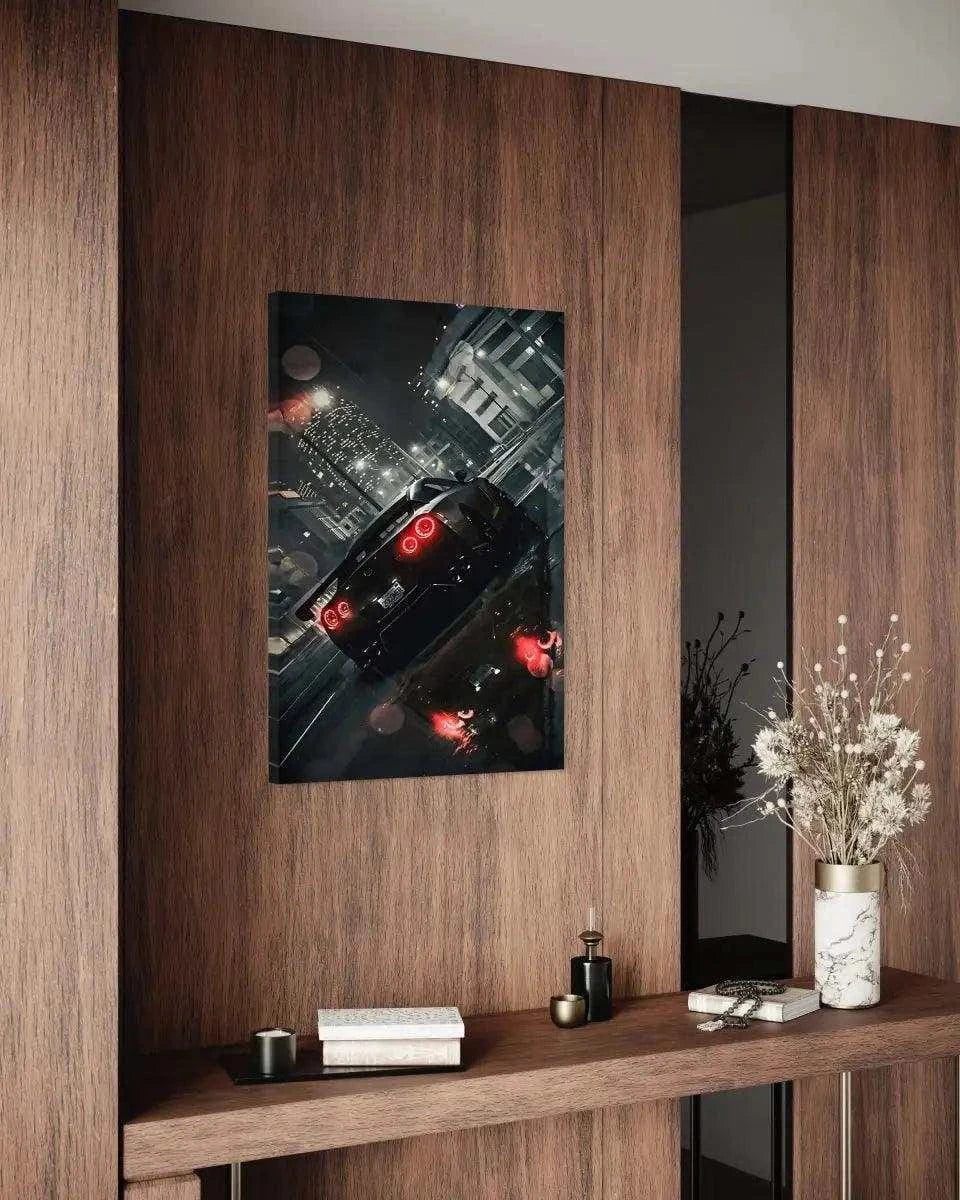 Nissan GT-R - Auto Leinwandbild SimpleCanvas Canvas