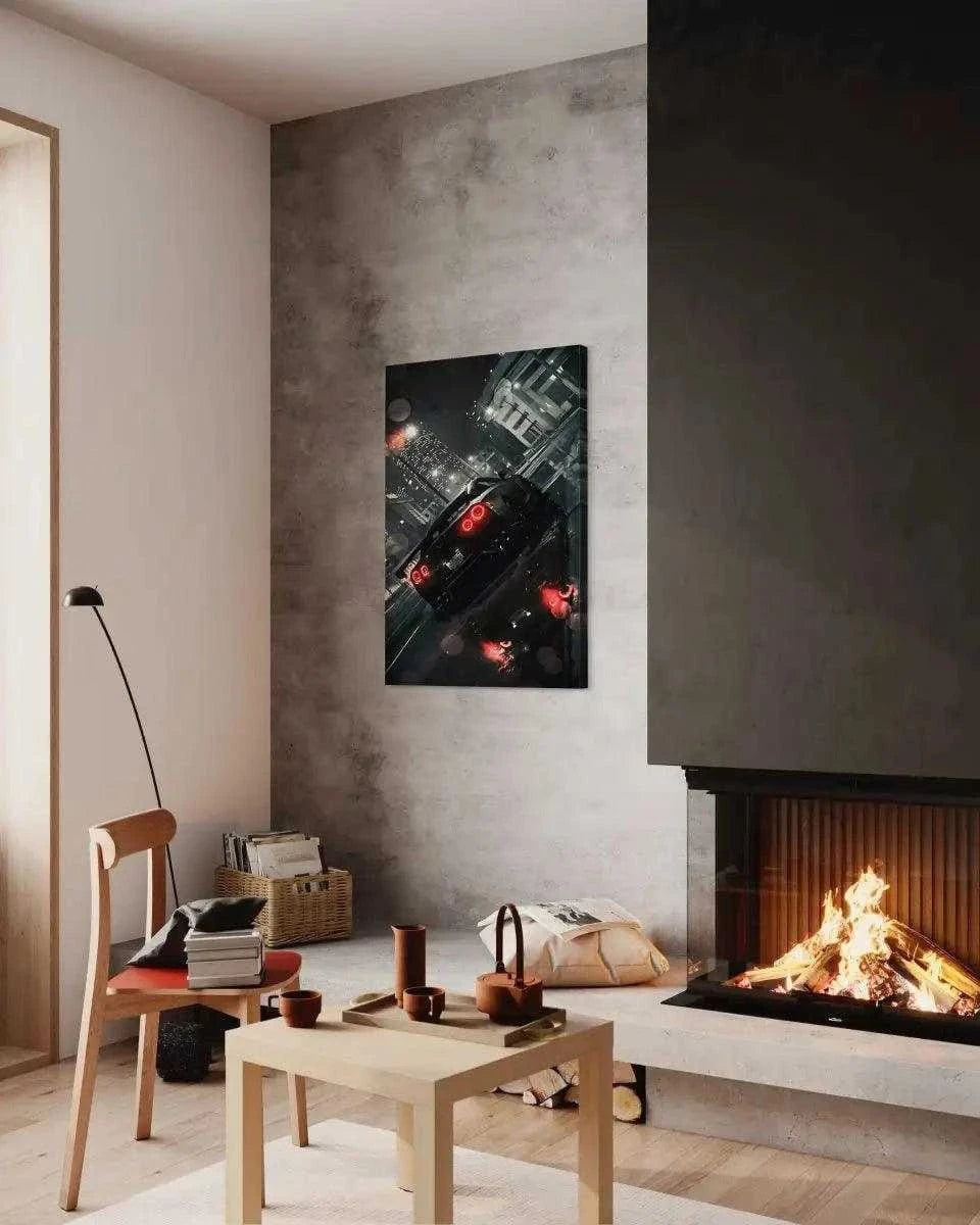 Nissan GT-R - Auto Leinwandbild SimpleCanvas Canvas