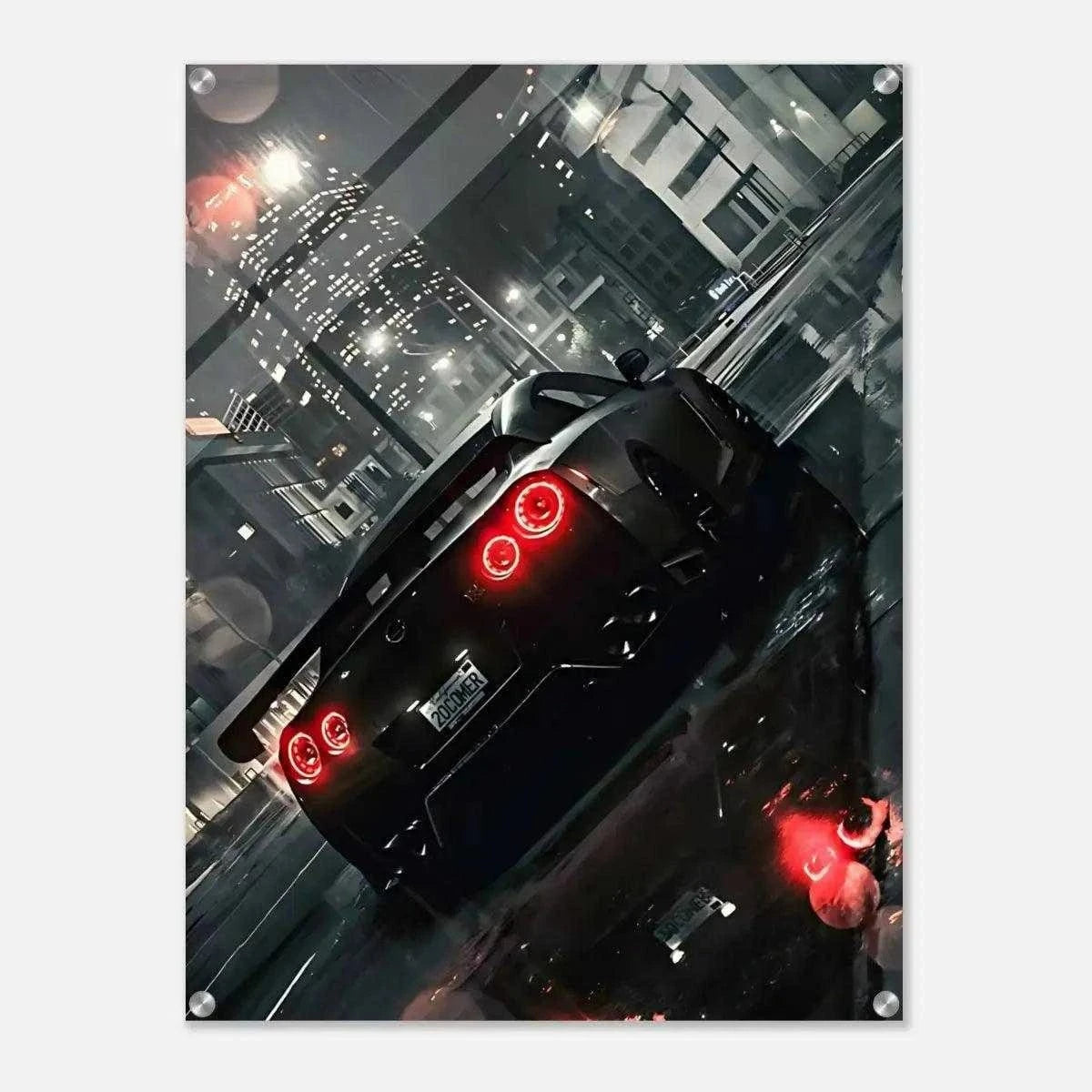 Nissan GT-R - Auto Leinwandbild SimpleCanvas Canvas