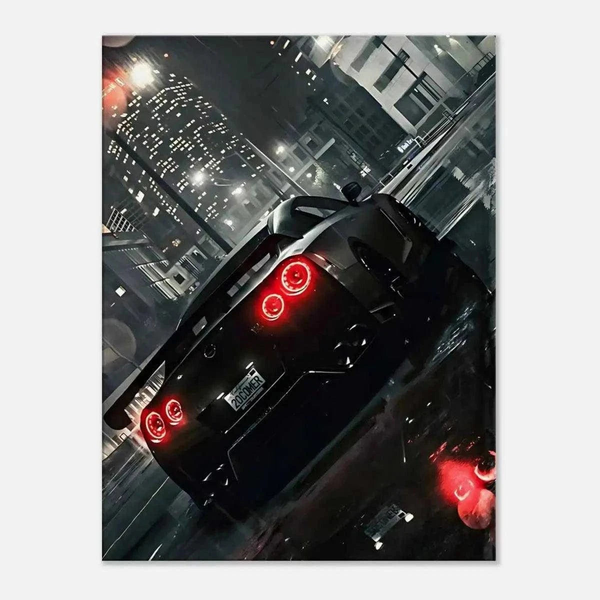 Nissan GT-R - Auto Leinwandbild SimpleCanvas Canvas