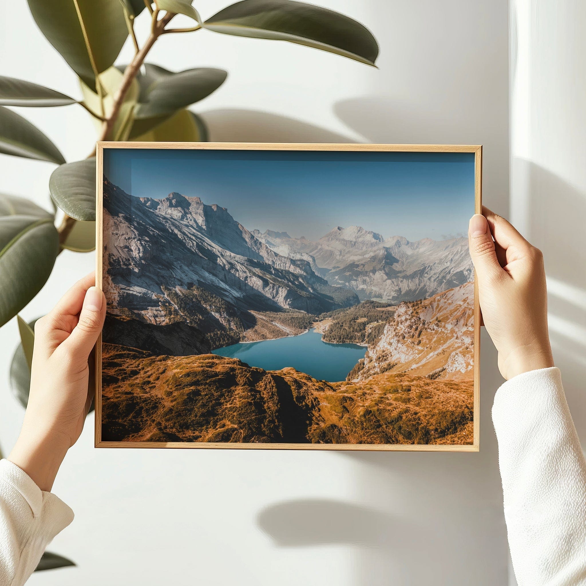 Oeschinensee – Bernese Oberland, Switzerland Chamonix Prints Landscape Orientation