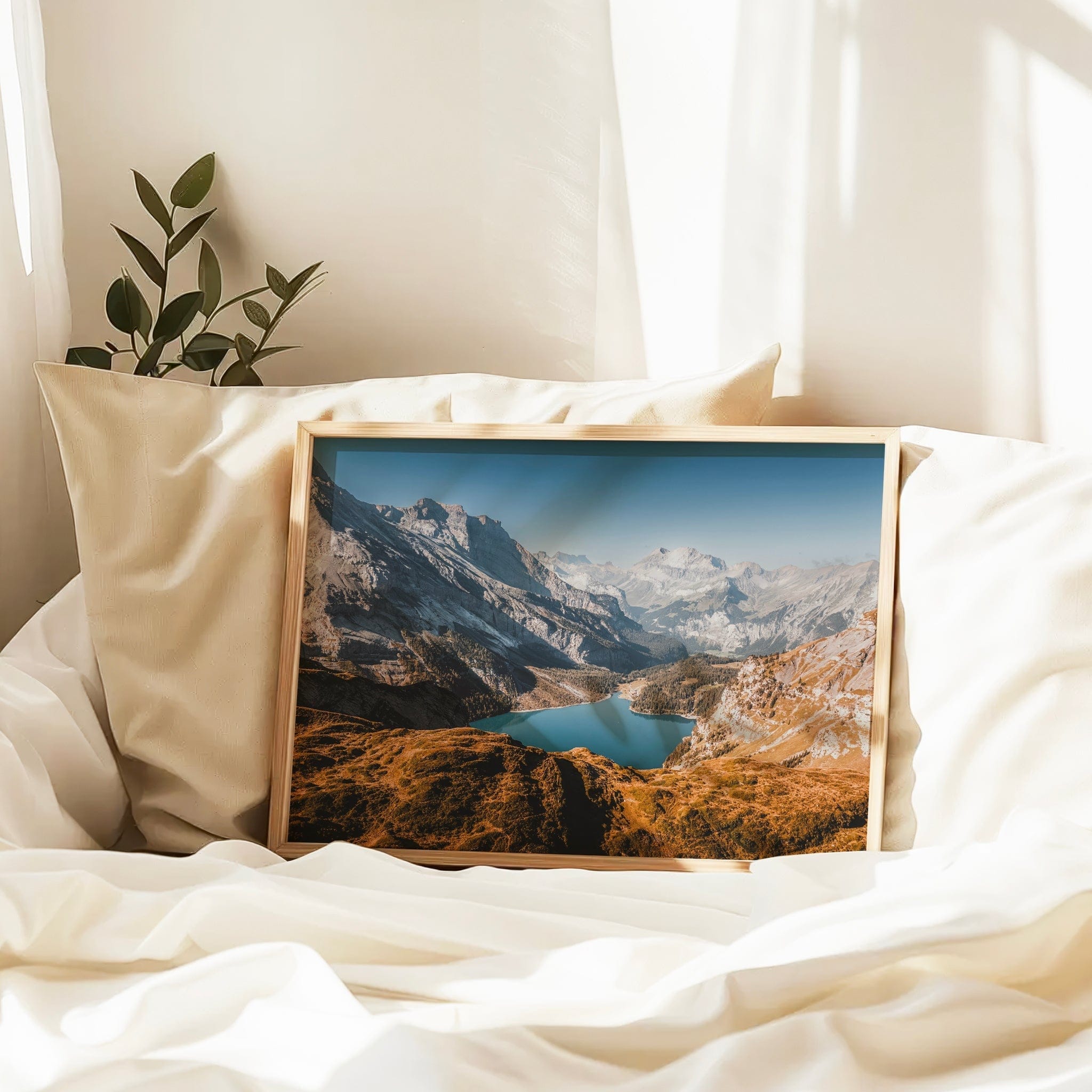 Oeschinensee – Bernese Oberland, Switzerland Chamonix Prints Landscape Orientation