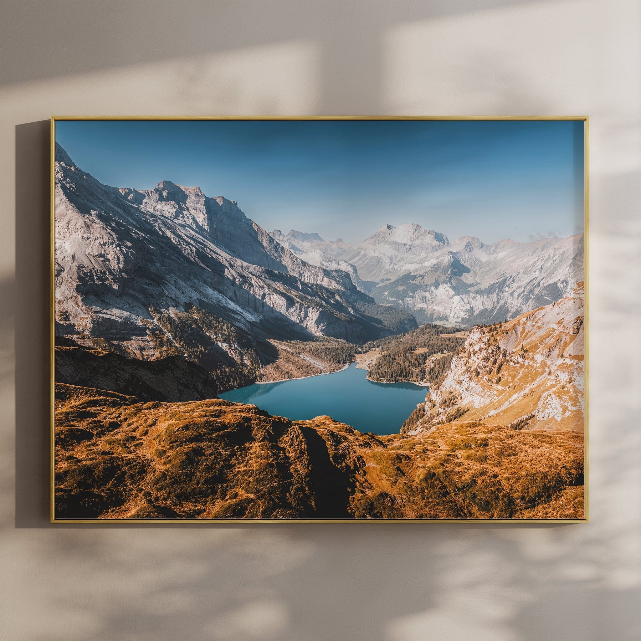 Oeschinensee – Bernese Oberland, Switzerland Chamonix Prints Landscape Orientation