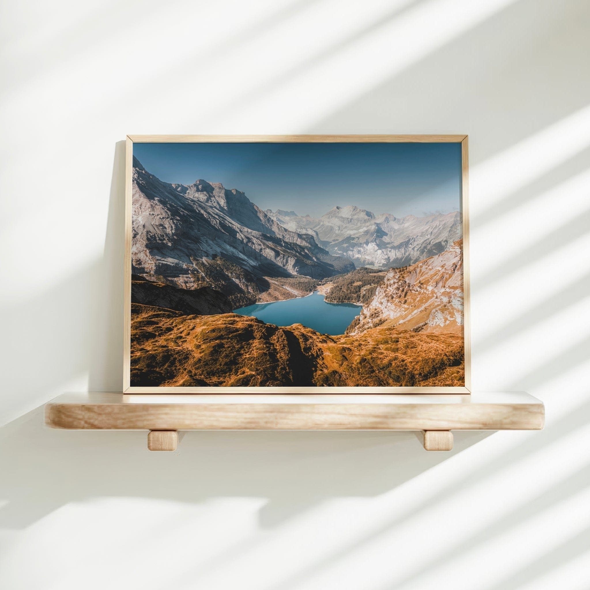 Oeschinensee – Bernese Oberland, Switzerland Chamonix Prints Landscape Orientation