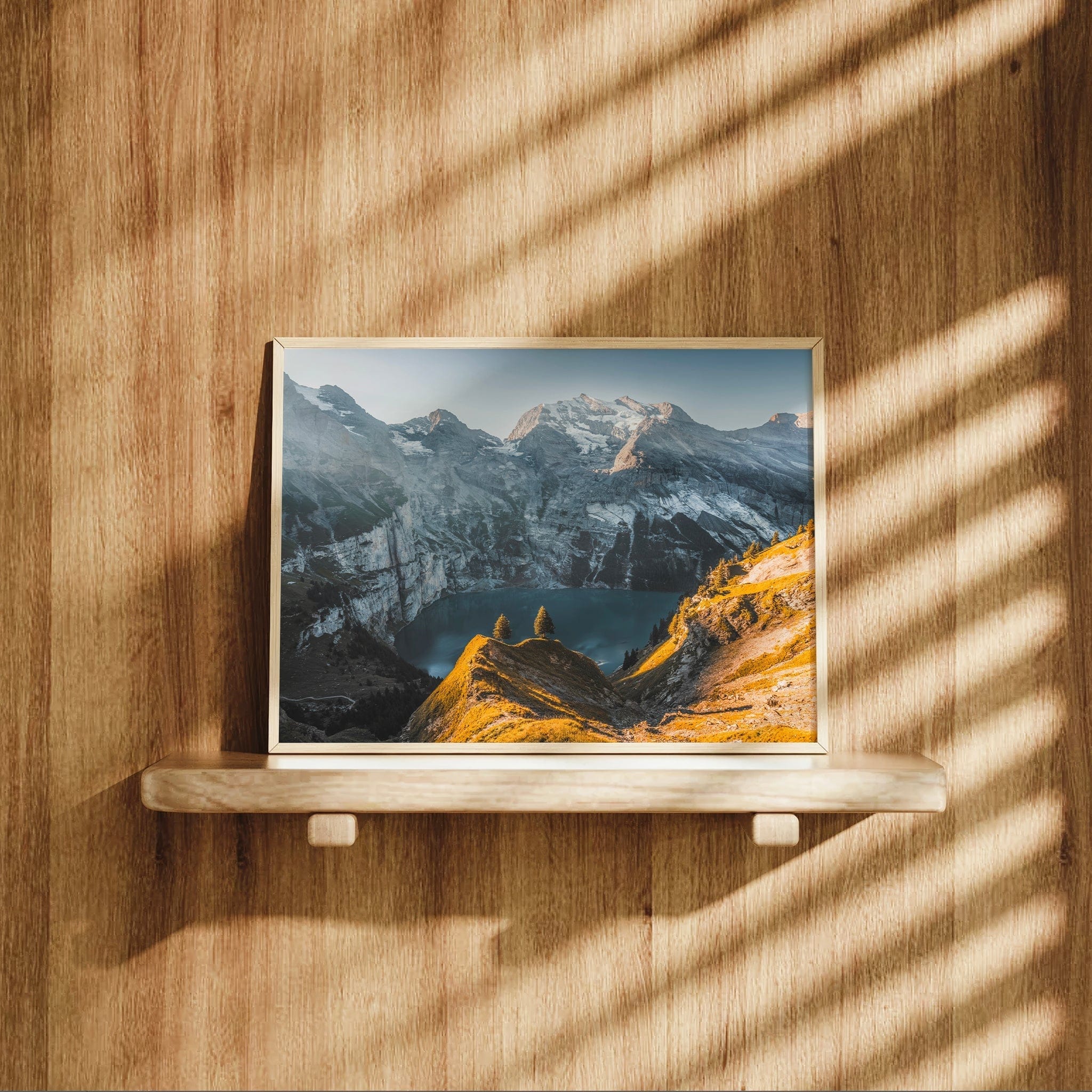 Oeschinensee – Bernese Oberland, Switzerland Chamonix Prints Landscape Orientation