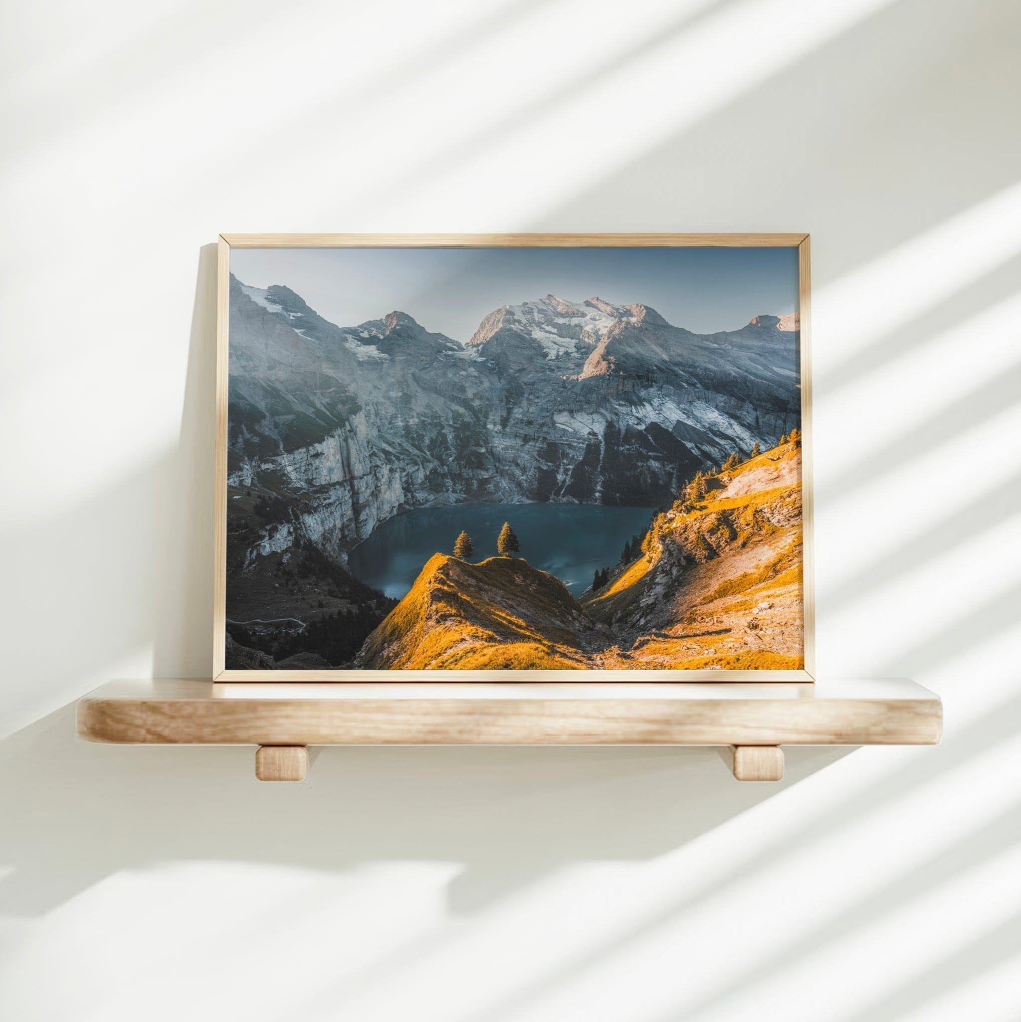 Oeschinensee – Bernese Oberland, Switzerland Chamonix Prints Landscape Orientation