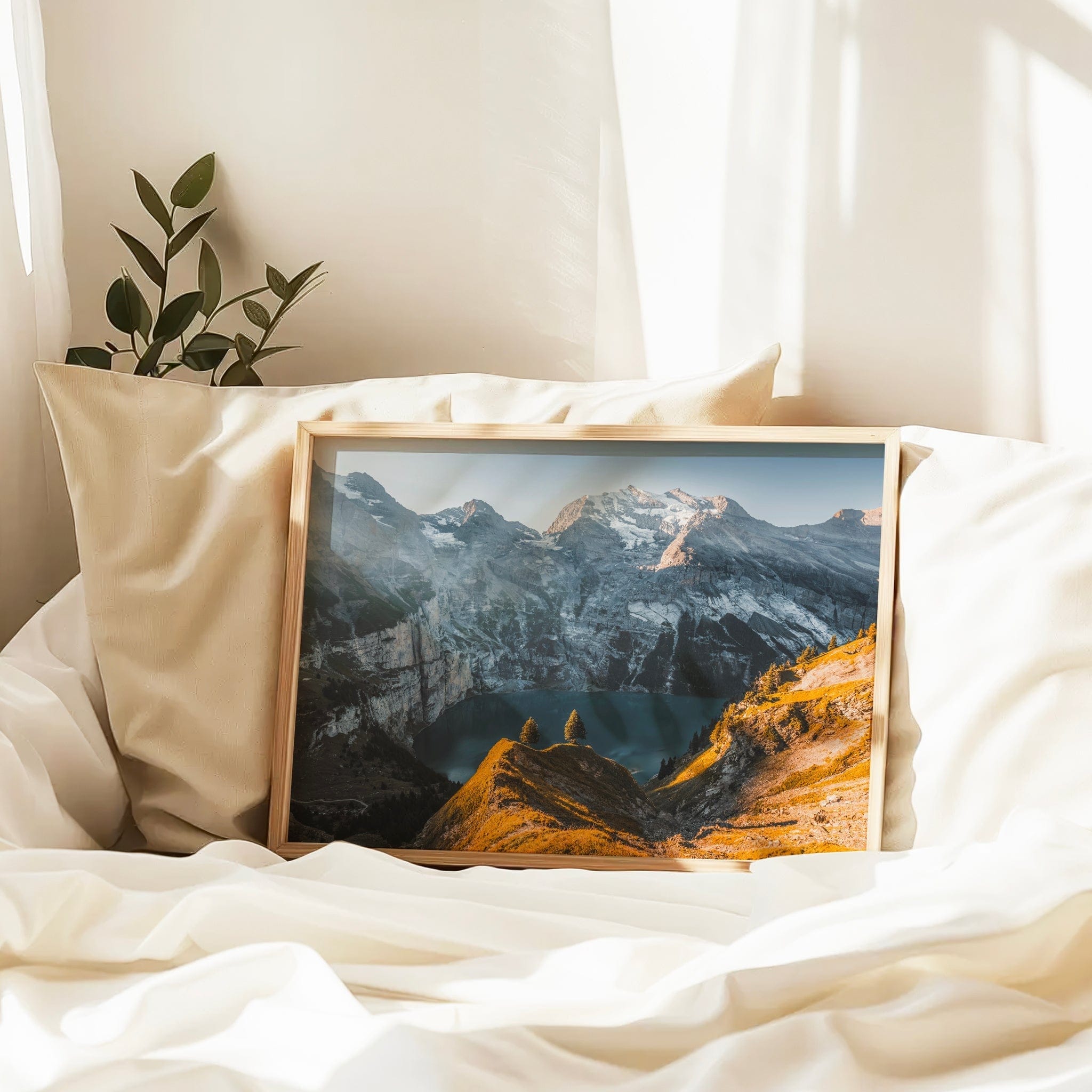 Oeschinensee – Bernese Oberland, Switzerland Chamonix Prints Landscape Orientation