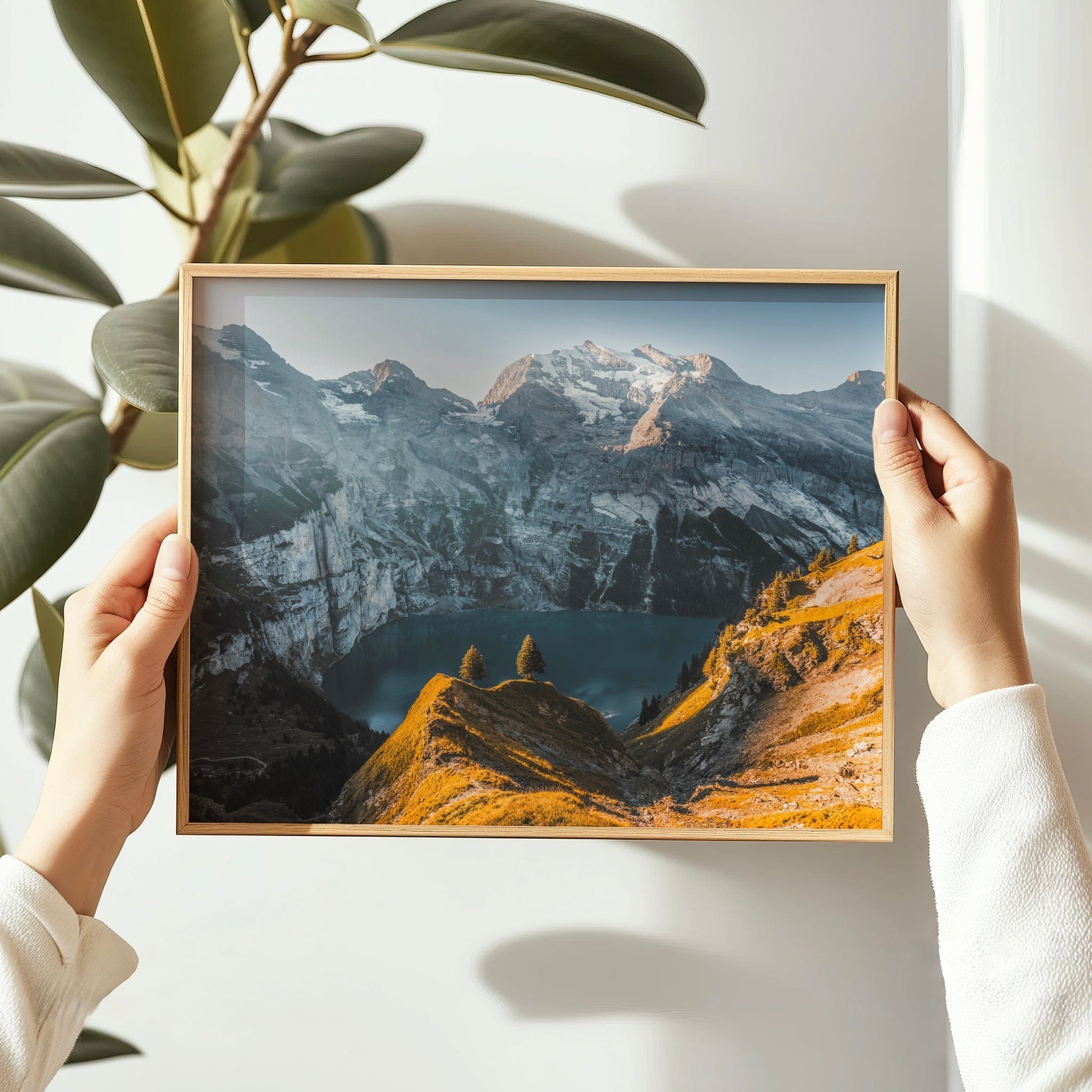 Oeschinensee – Bernese Oberland, Switzerland Chamonix Prints Landscape Orientation
