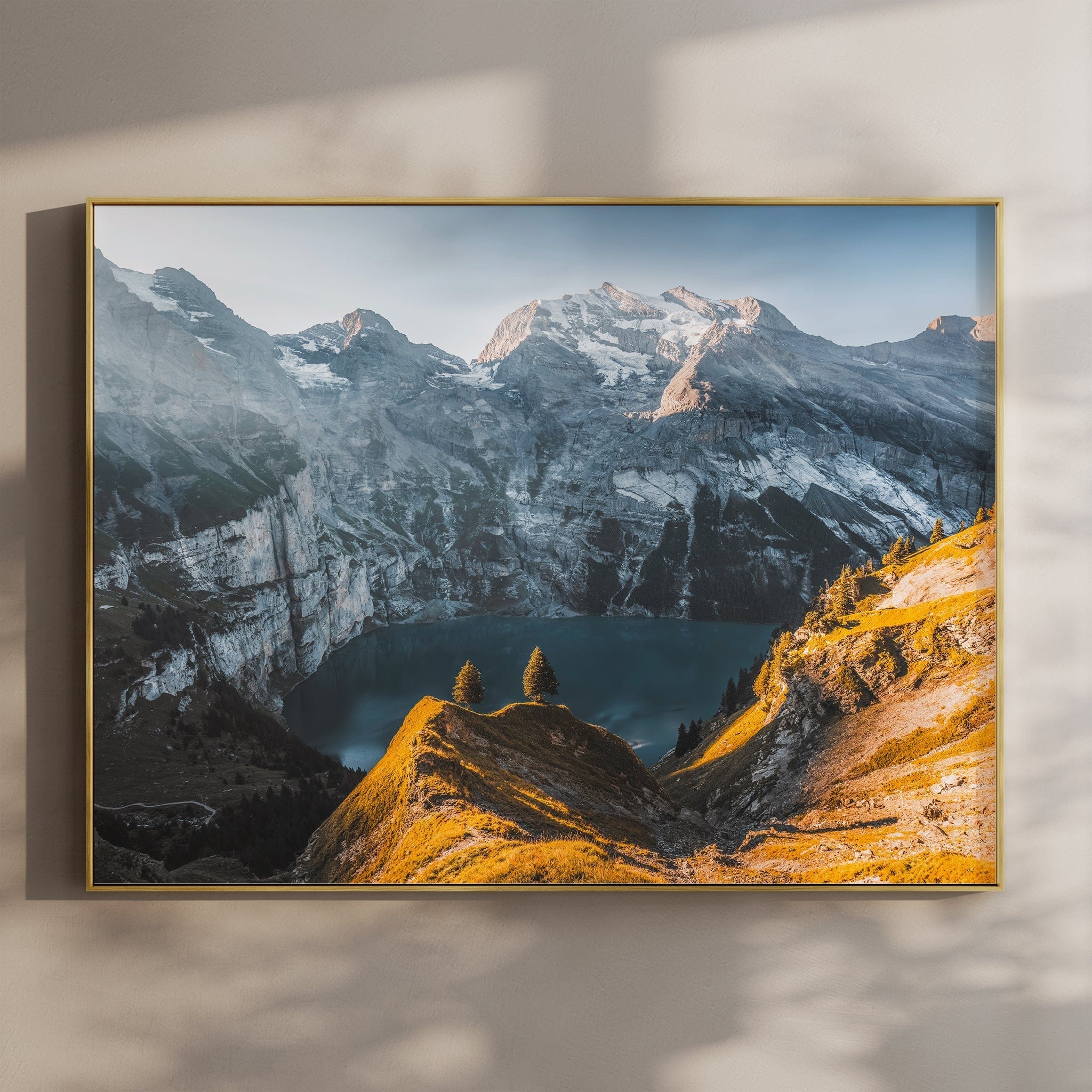 Oeschinensee – Bernese Oberland, Switzerland Chamonix Prints Landscape Orientation