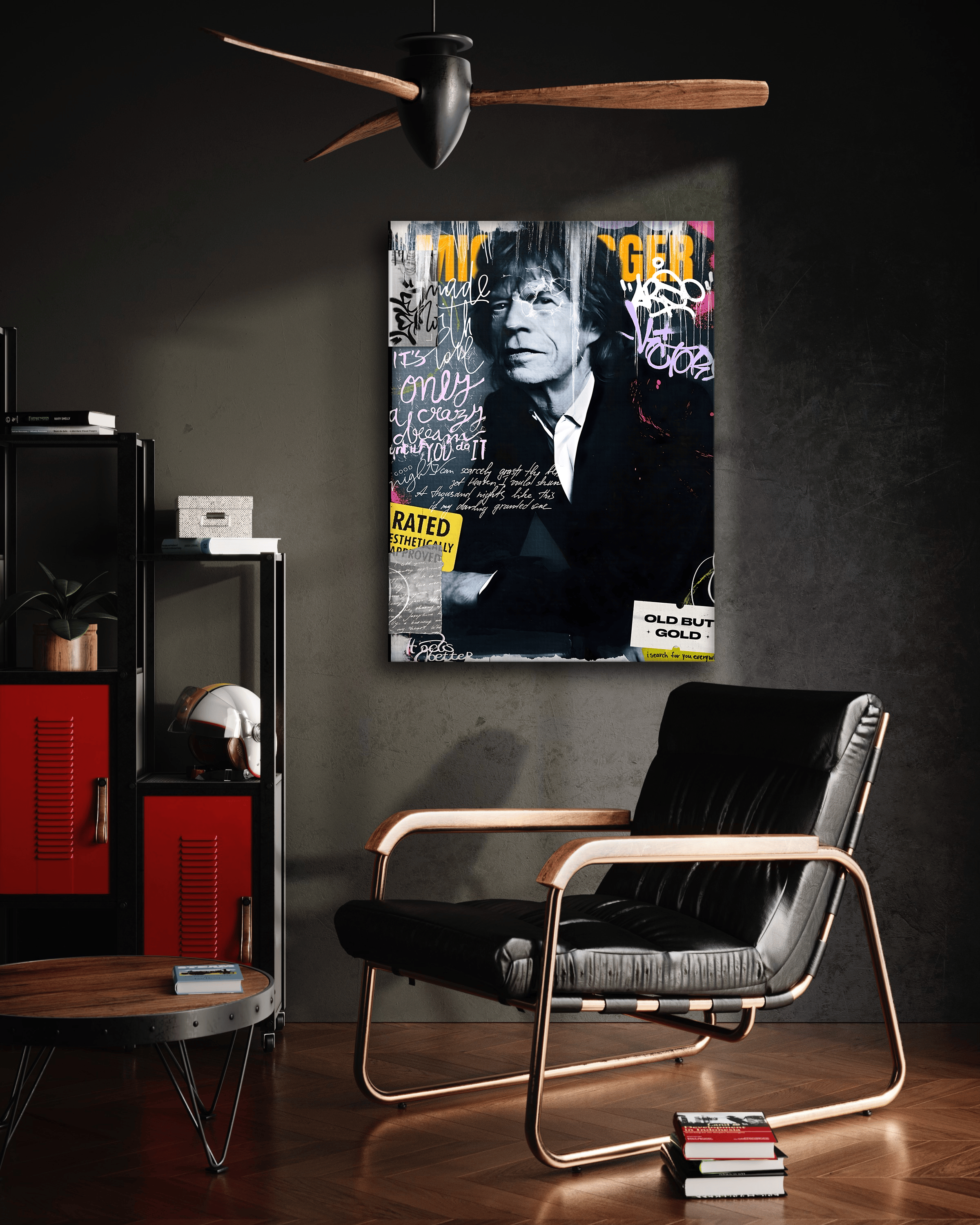 Old but Gold - Leinwandbild Pop Art/Street Art HeryKurni Canvas