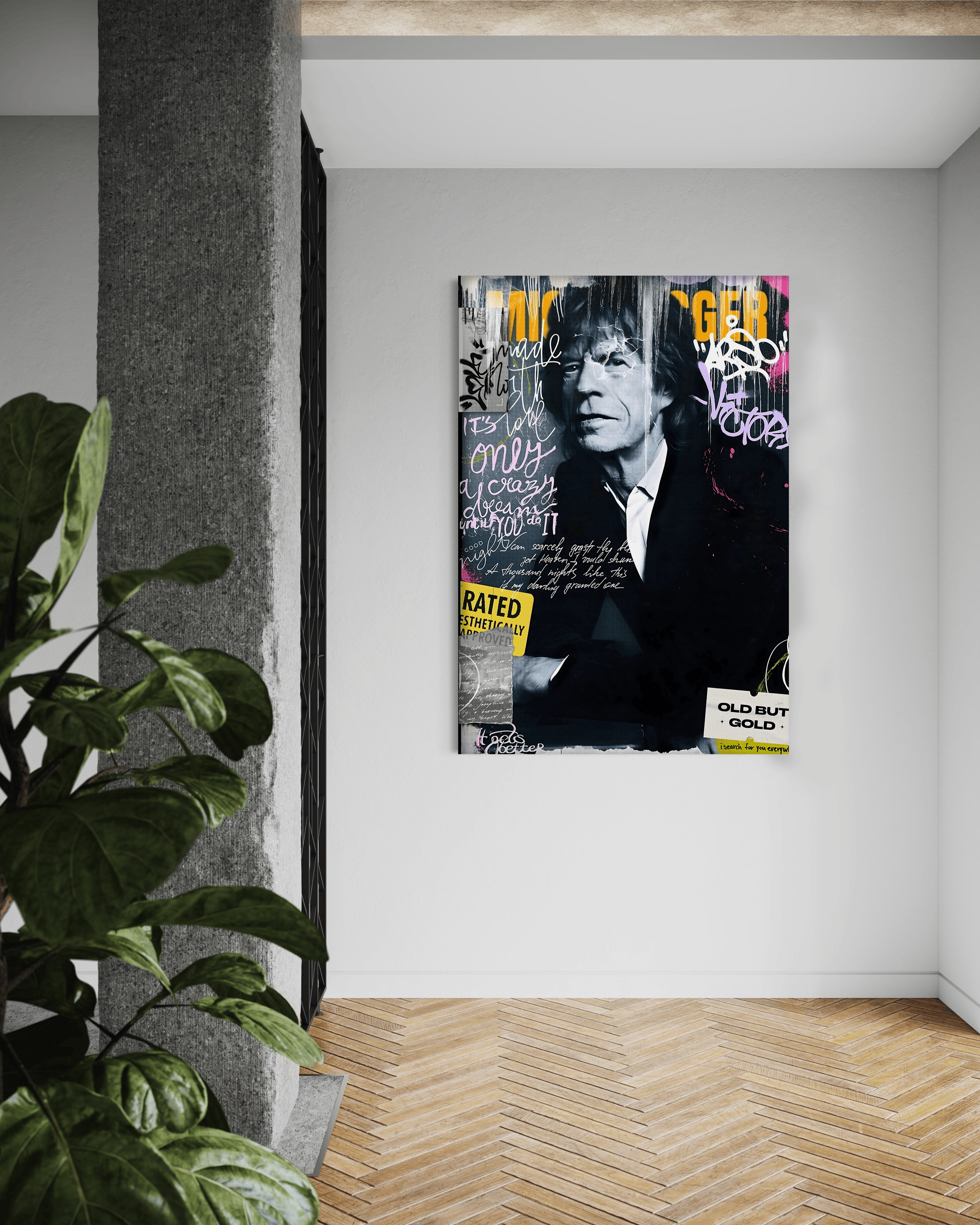 Old but Gold - Leinwandbild Pop Art/Street Art HeryKurni Canvas