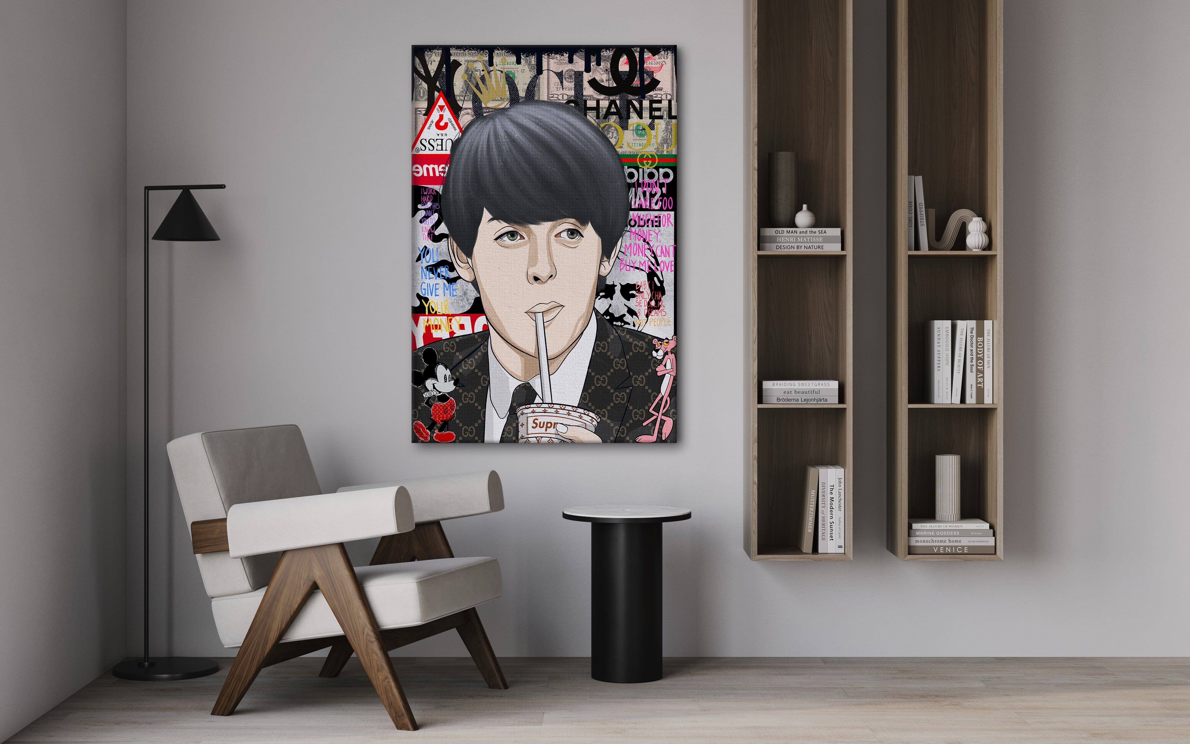 Paul McCartney - Leinwandbild Pop Art Mildwords Canvas