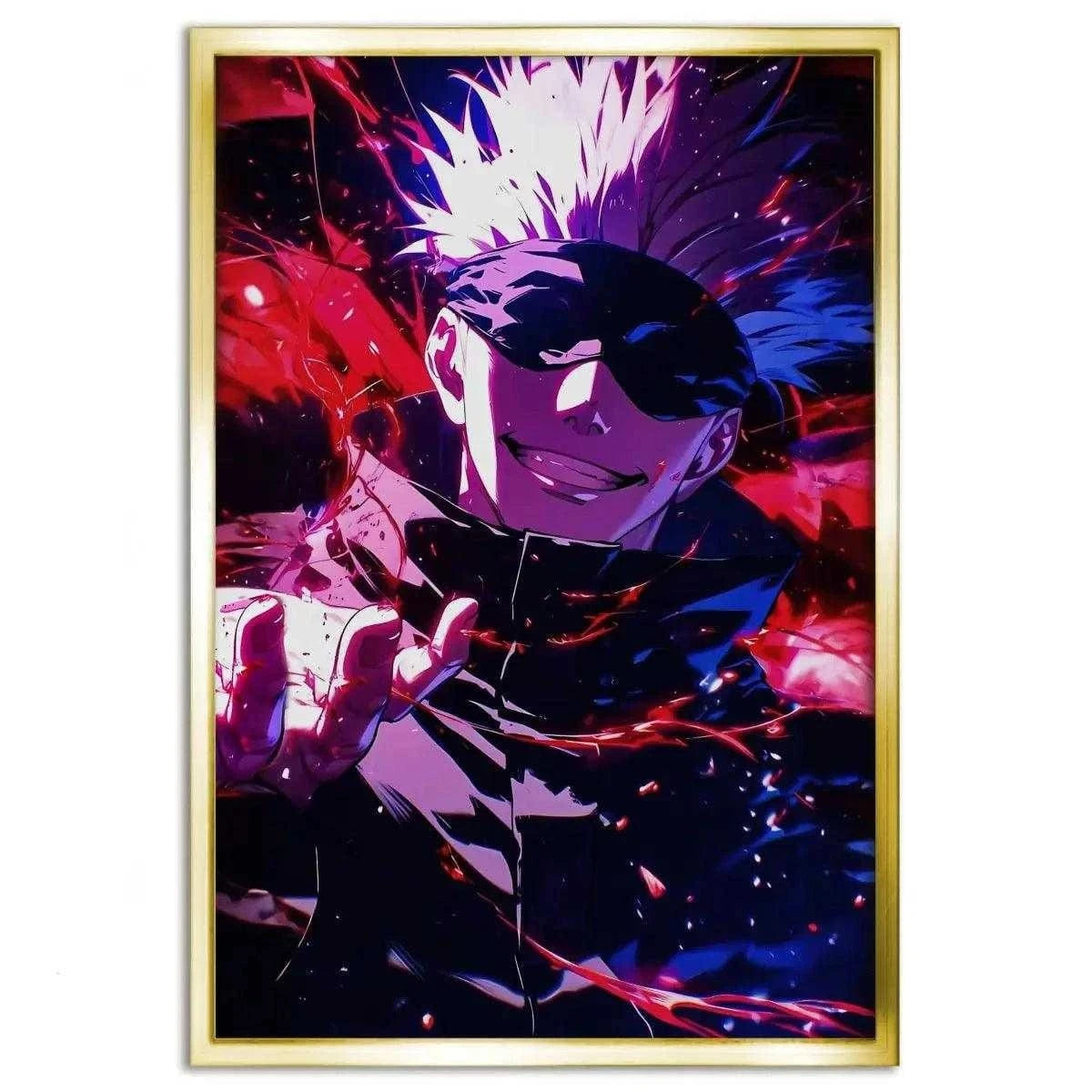 Purple Gojo - Jujutsu Kaisen - Anime Leinwandbild SimpleCanvas Canvas