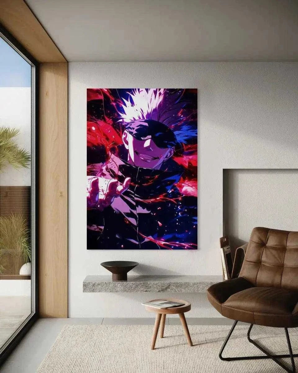 Purple Gojo - Jujutsu Kaisen - Anime Leinwandbild SimpleCanvas Canvas