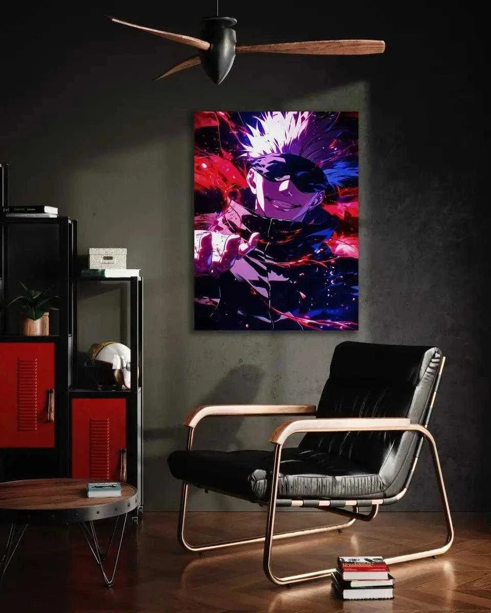 Purple Gojo - Jujutsu Kaisen - Anime Leinwandbild SimpleCanvas Canvas