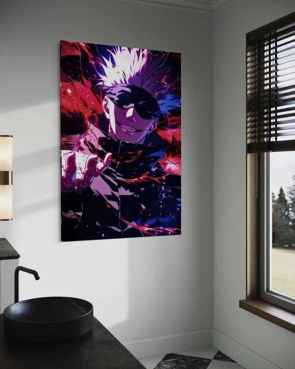 Purple Gojo - Jujutsu Kaisen - Anime Leinwandbild SimpleCanvas Canvas
