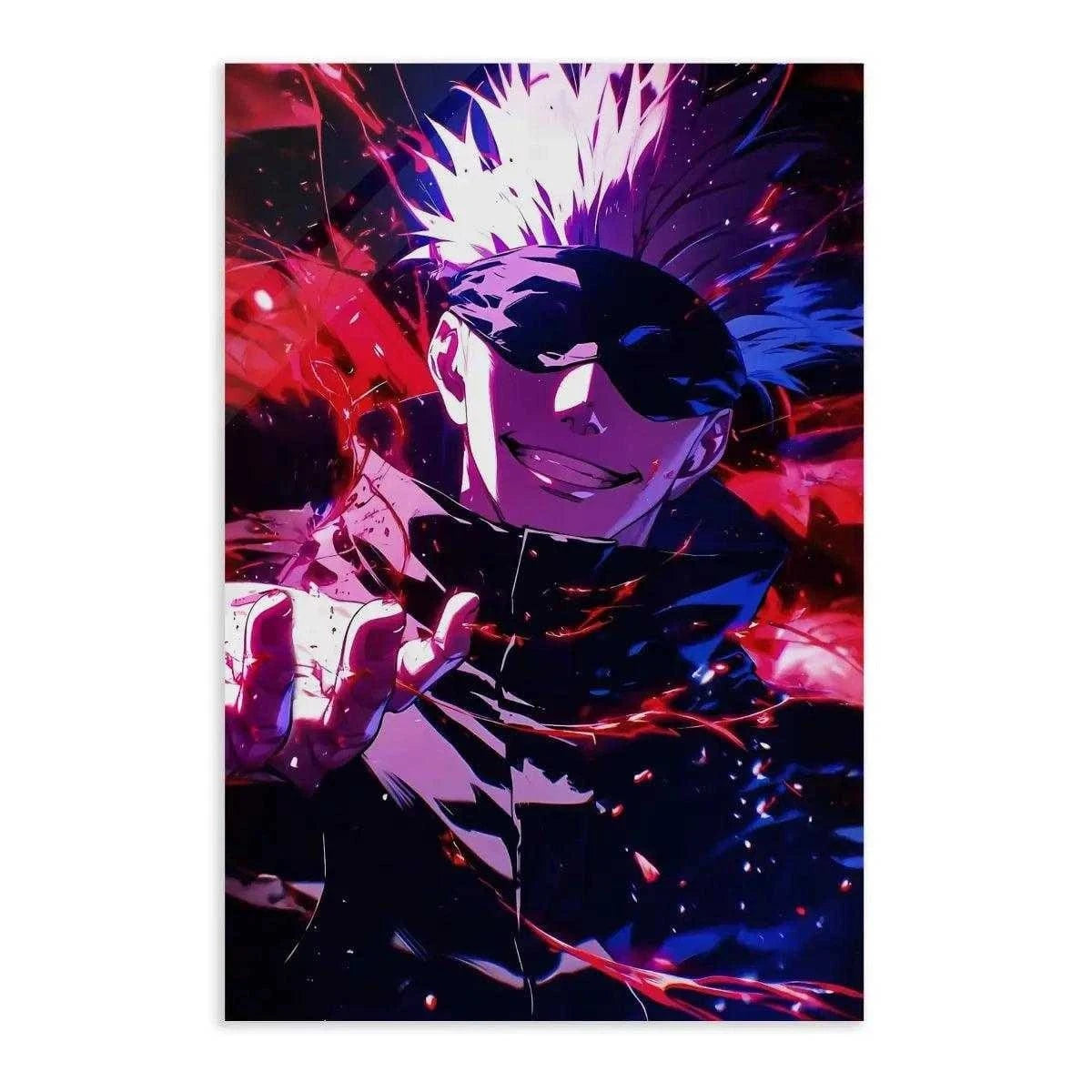 Purple Gojo - Jujutsu Kaisen - Anime Leinwandbild SimpleCanvas Canvas