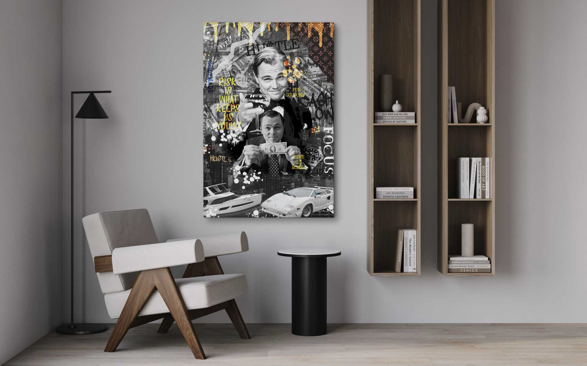 Risk is ... - Leinwandbild Motivation SimpleCanvas Canvas