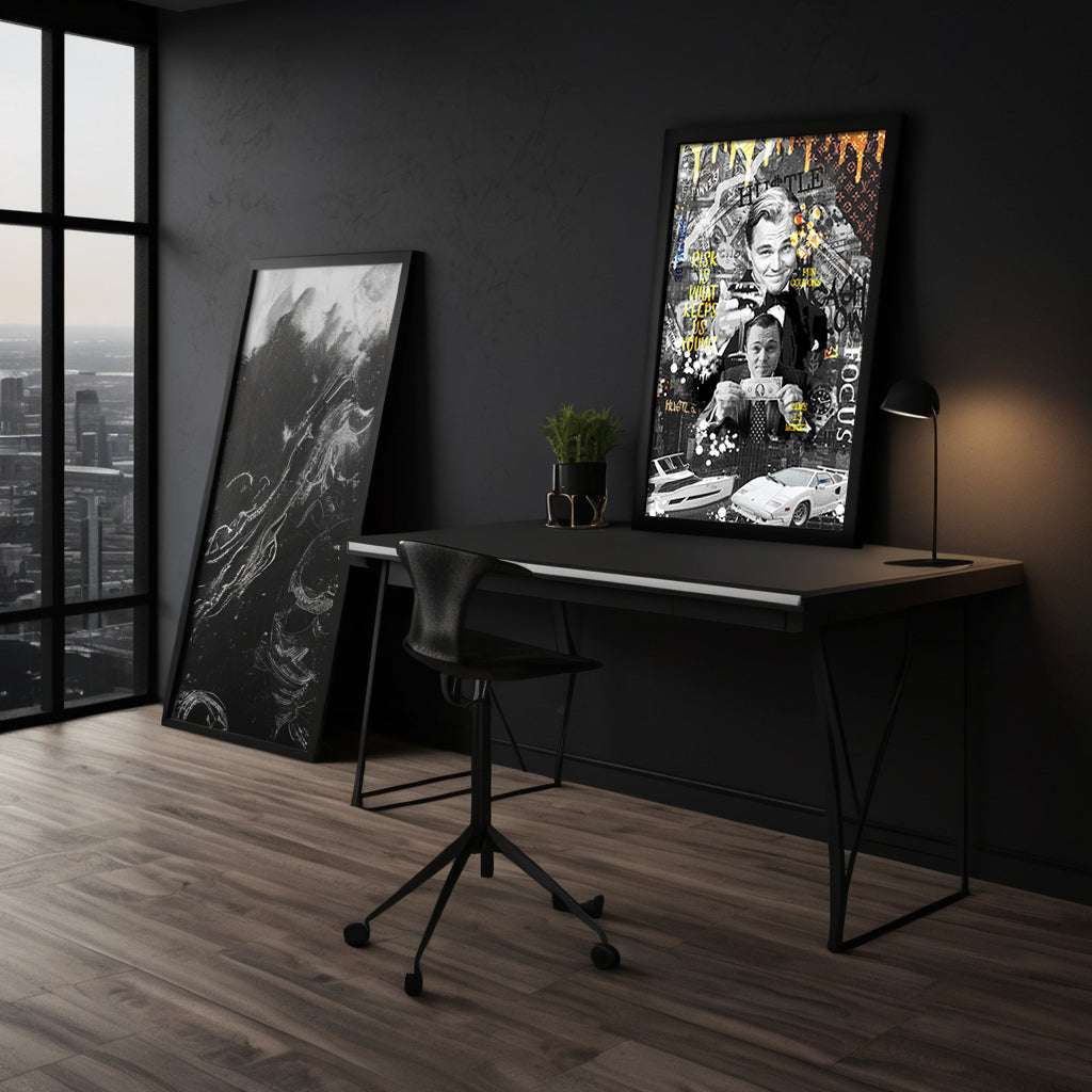 Risk is ... - Leinwandbild Motivation SimpleCanvas Canvas