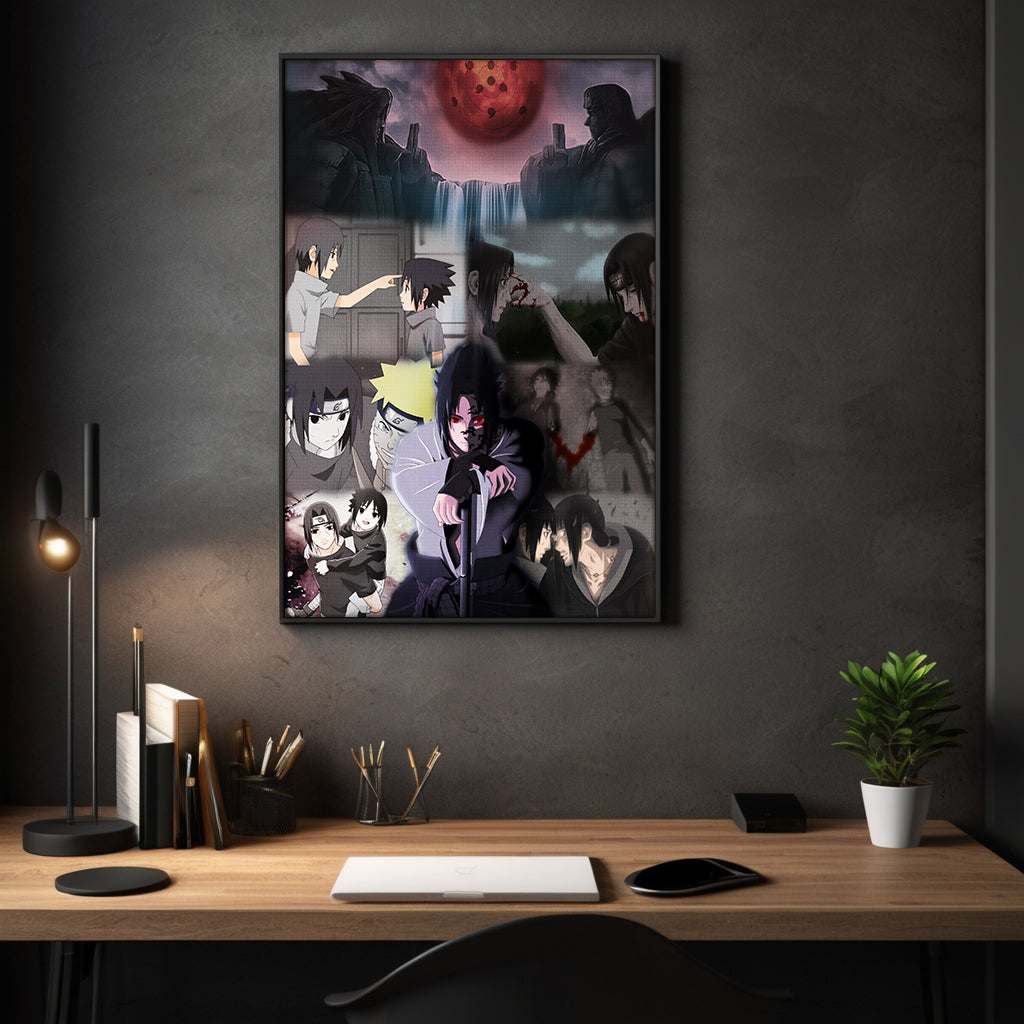 Sasuke's Revenge x SHADOW030 - Anime Leinwandbild SimpleCanvas Canvas