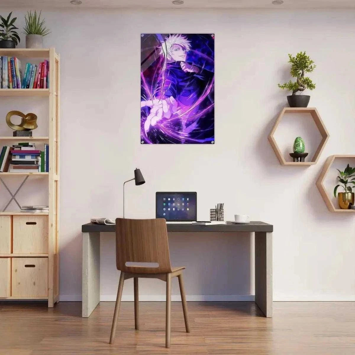 Satoru Gojo - Anime Leinwandbild SimpleCanvas Canvas