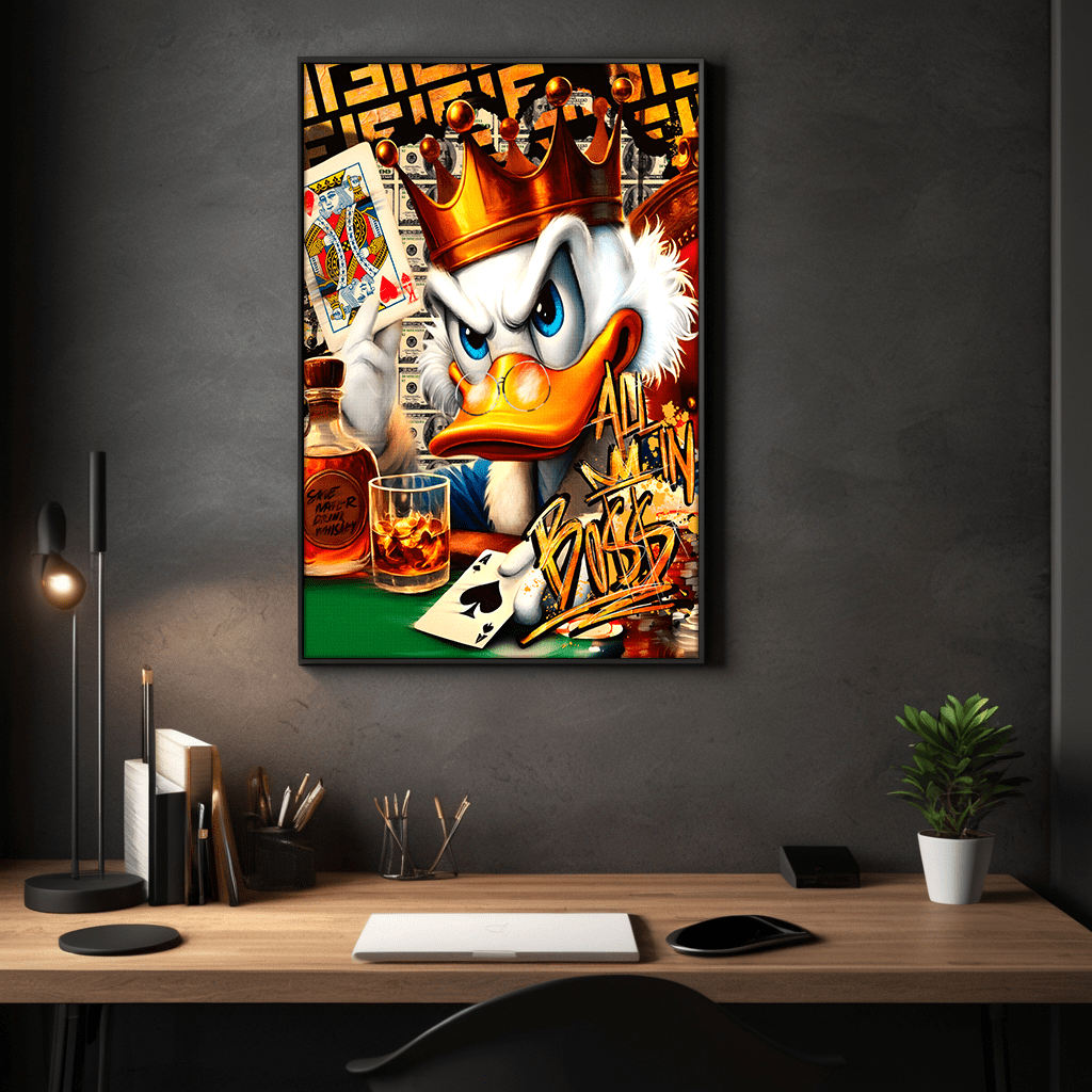 Save Water drink Whiskey - Leinwandbild Pop Art / Motivation SimpleCanvas Canvas