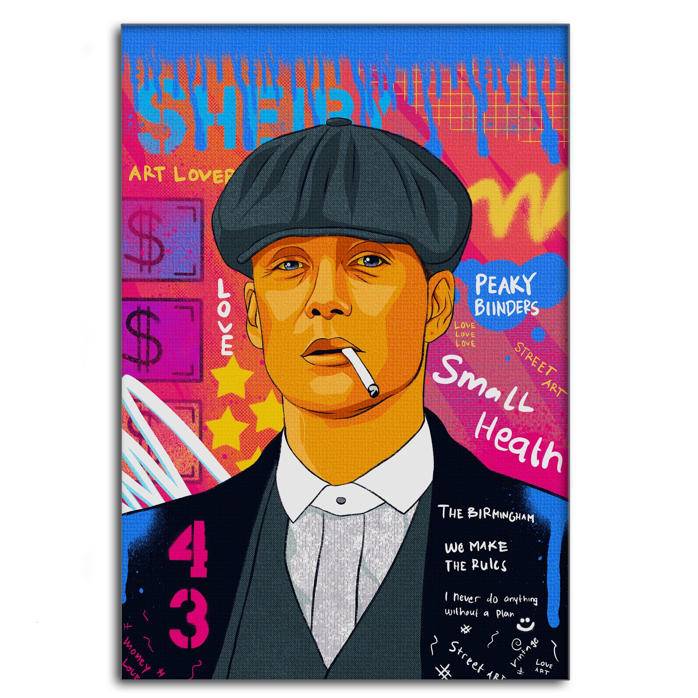 Shelby - Leinwandbild Pop Art Mildwords Canvas